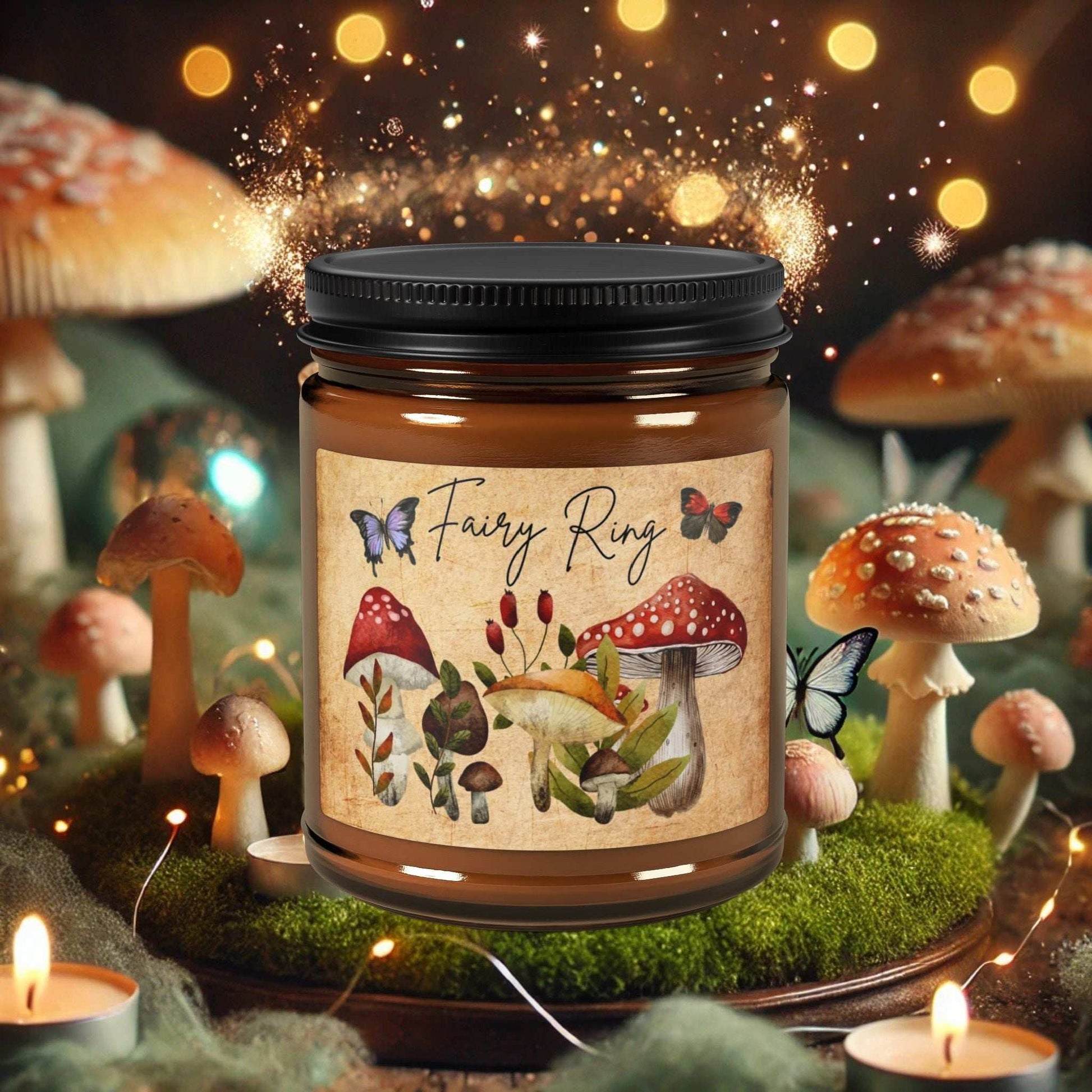Fairy Ring Scented Soy Candle - Fairy Dust Tee Shop