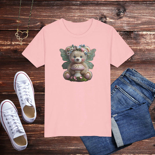 Fairy Teddy Bear Youth T-Shirt - Fairy Dust Tee Shop