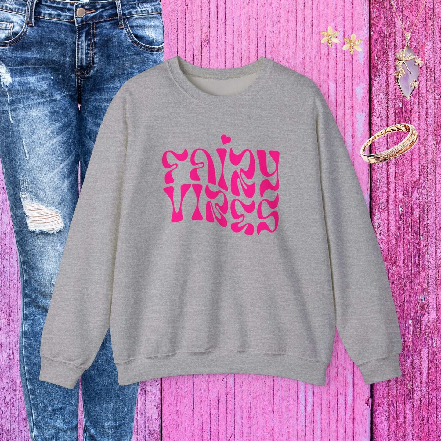 Fairy Vibes Sweatshirt - Fairy Dust Tee Shop