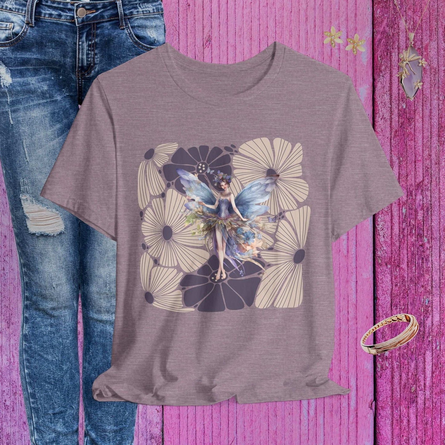 Fairycore Boho T-shirt - Fairy Dust Tee Shop