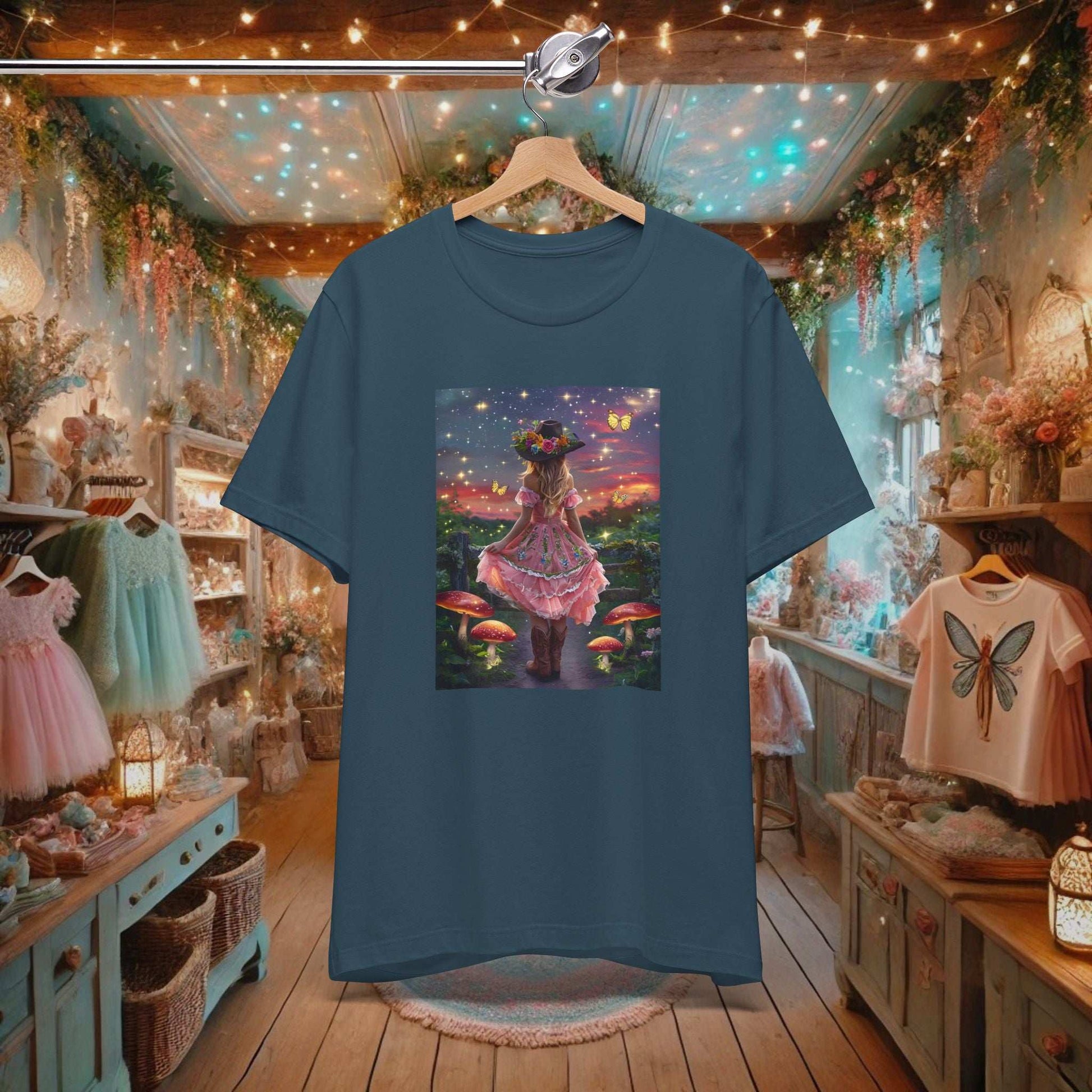Fairycore Cowgirl T-shirt - Fairy Dust Tee Shop