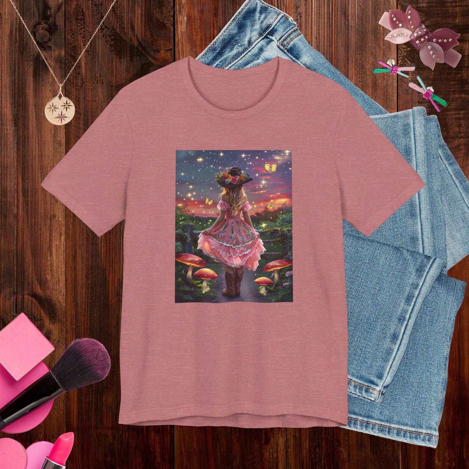 Fairycore Cowgirl T-shirt - Fairy Dust Tee Shop