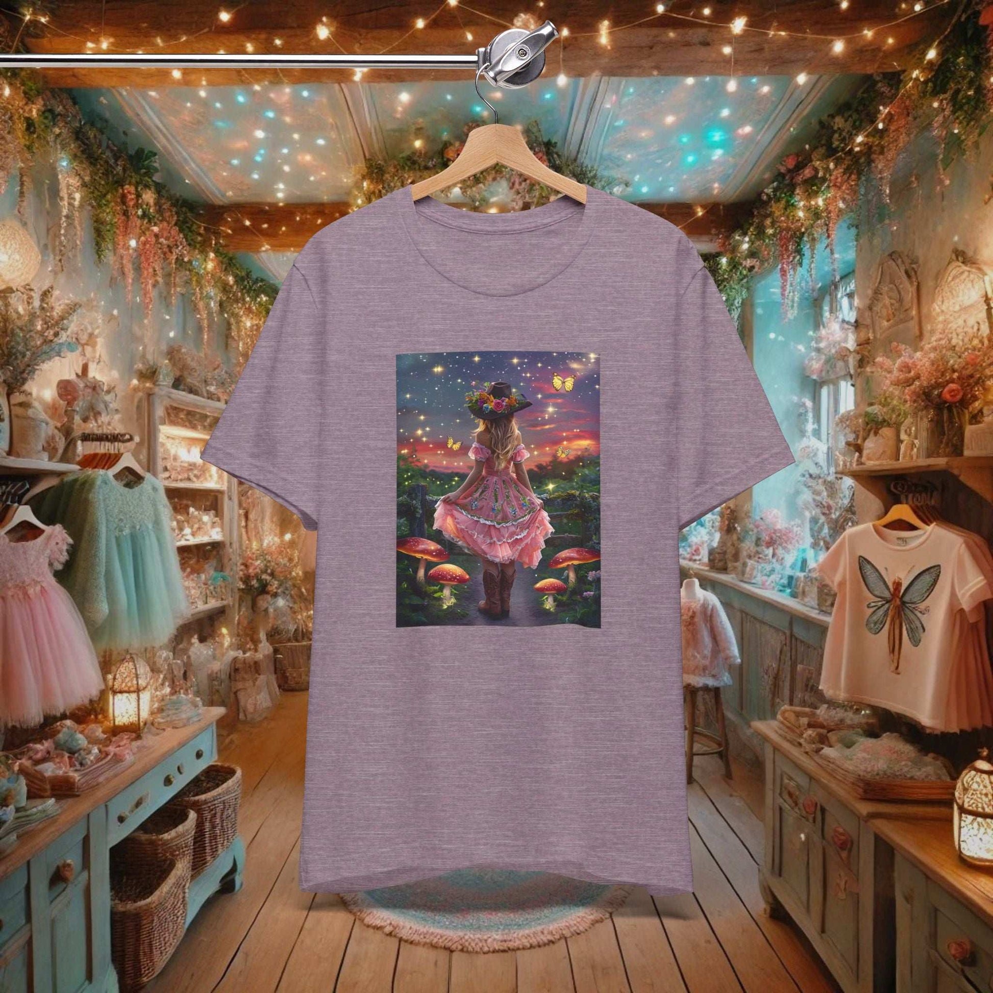 Fairycore Cowgirl T-shirt - Fairy Dust Tee Shop