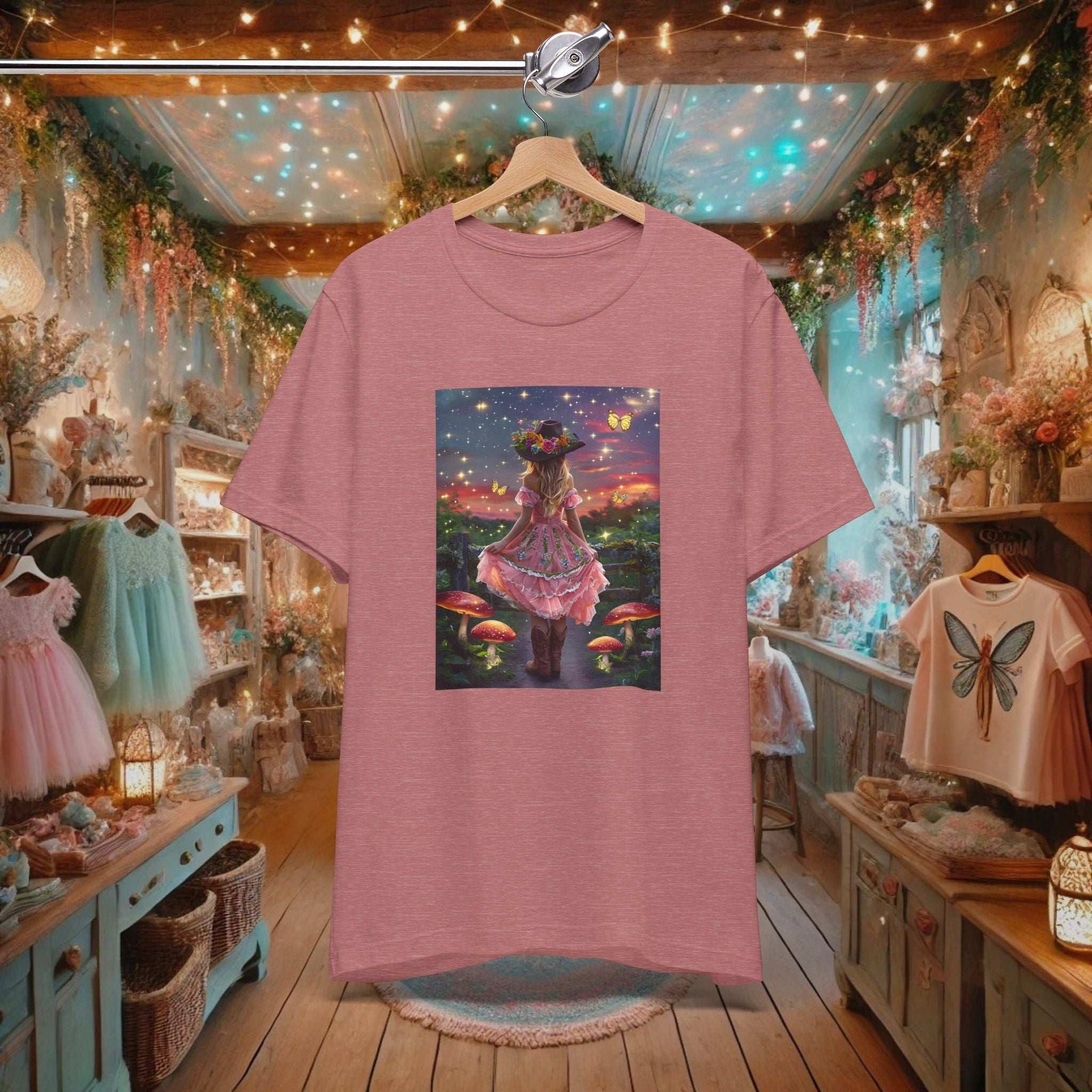 Fairycore Cowgirl T-shirt - Fairy Dust Tee Shop