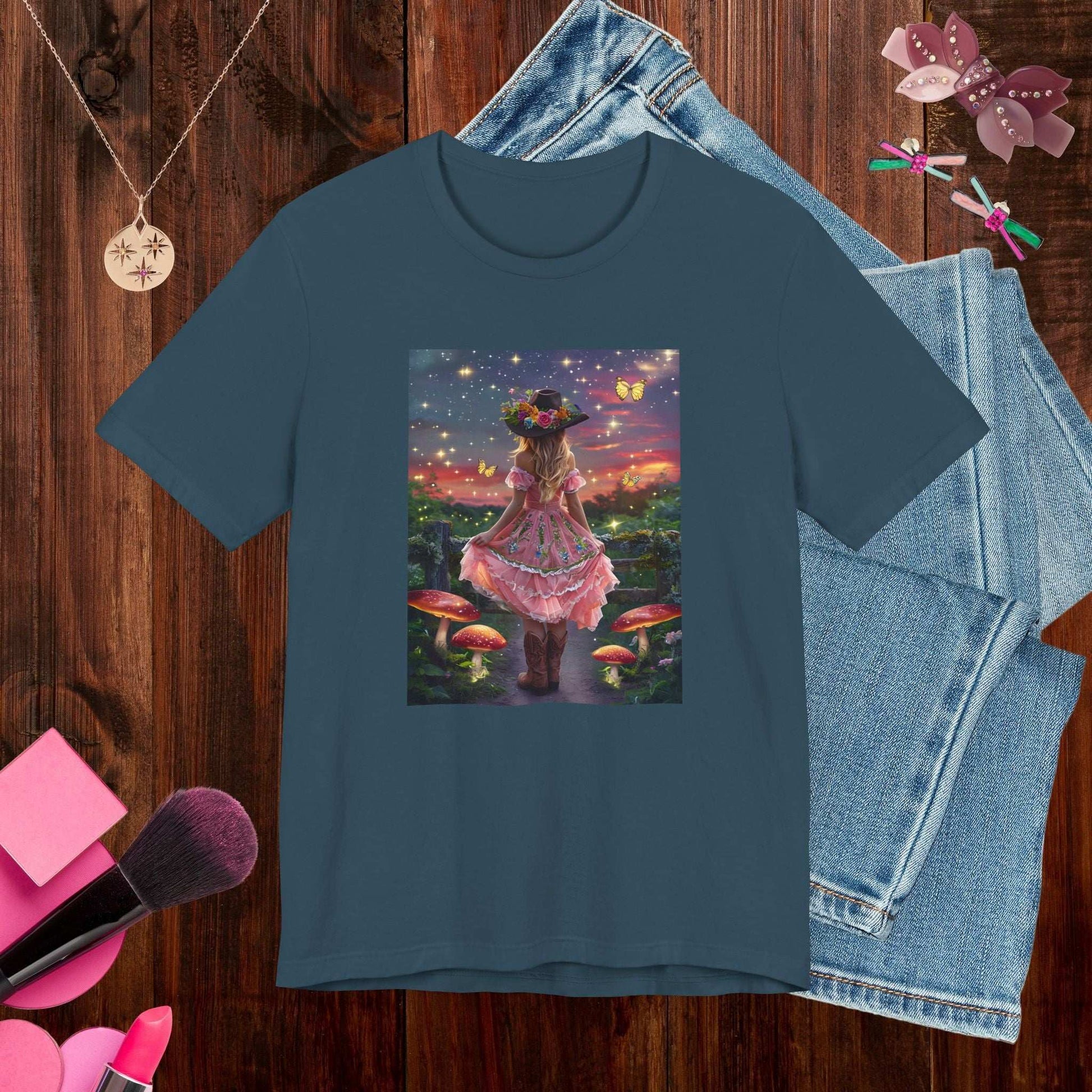 Fairycore Cowgirl T-shirt - Fairy Dust Tee Shop