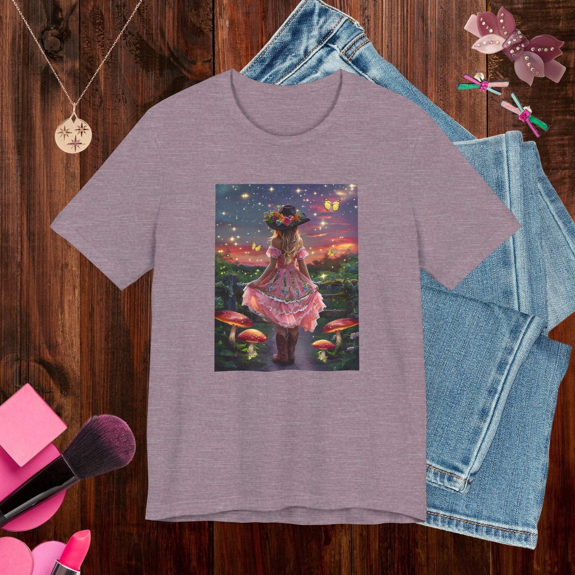 Fairycore Cowgirl T-shirt - Fairy Dust Tee Shop