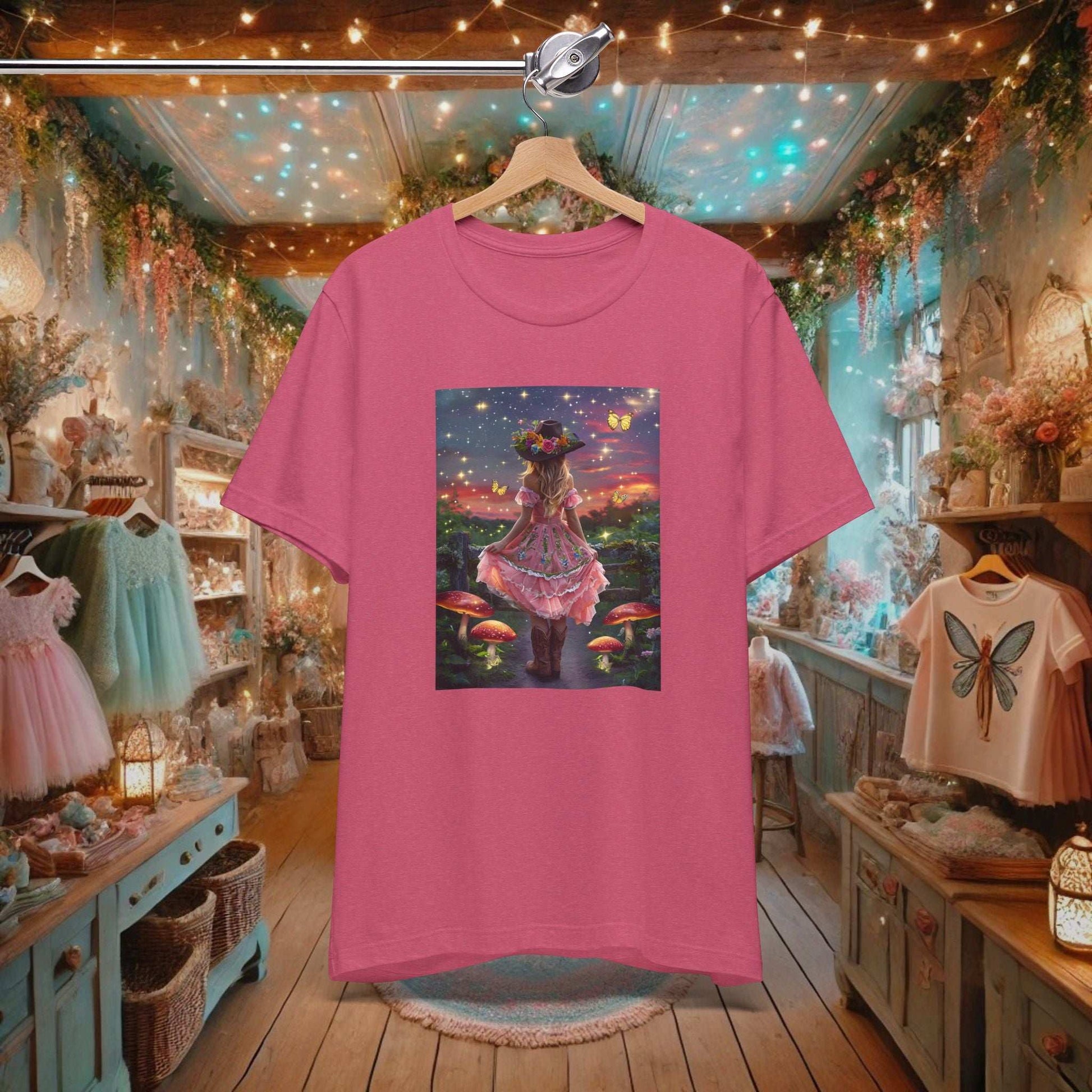 Fairycore Cowgirl T-shirt - Fairy Dust Tee Shop