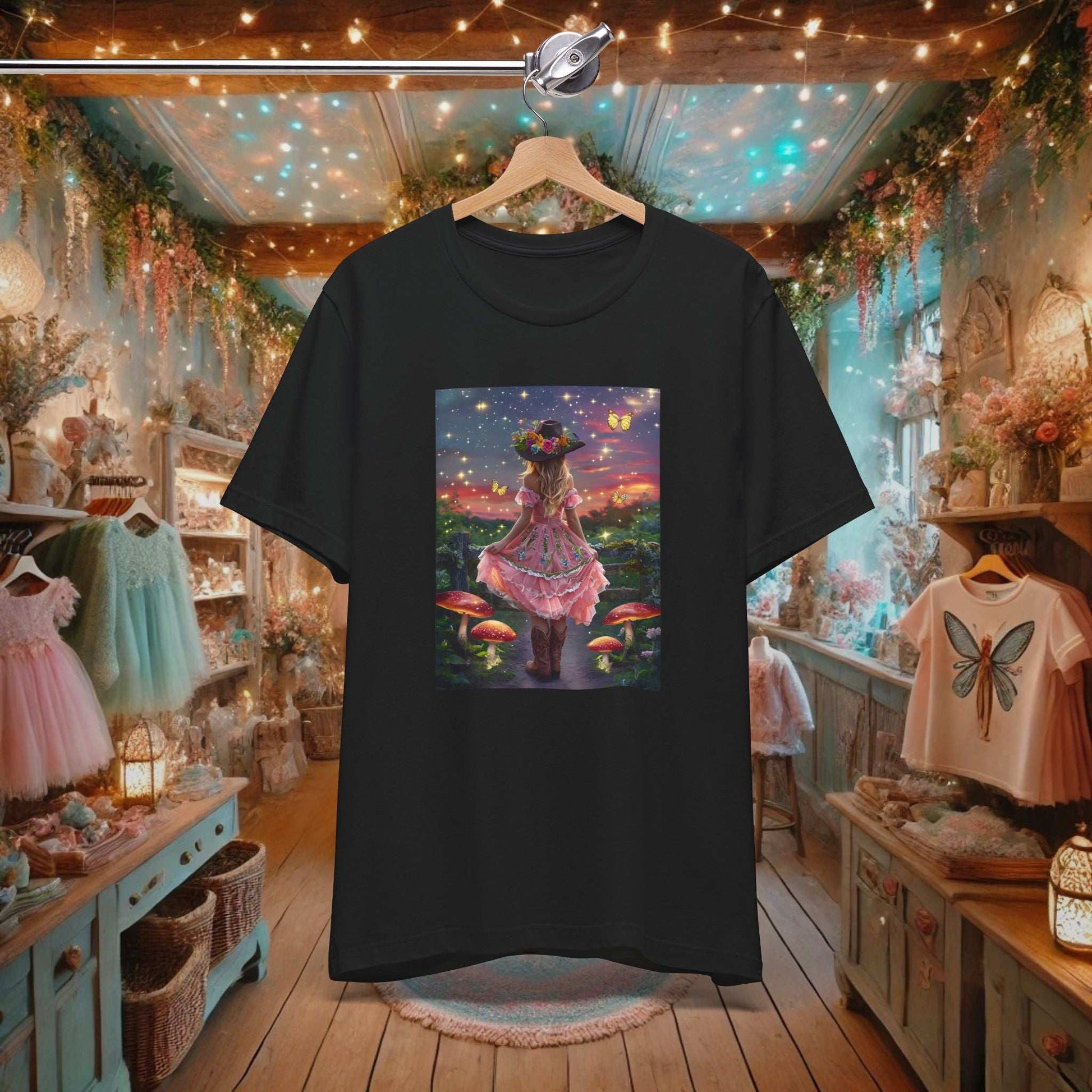 Fairycore Cowgirl T-shirt - Fairy Dust Tee Shop