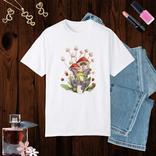 Fairycore Frog & Mushroom T-Shirt - Fairy Dust Tee Shop