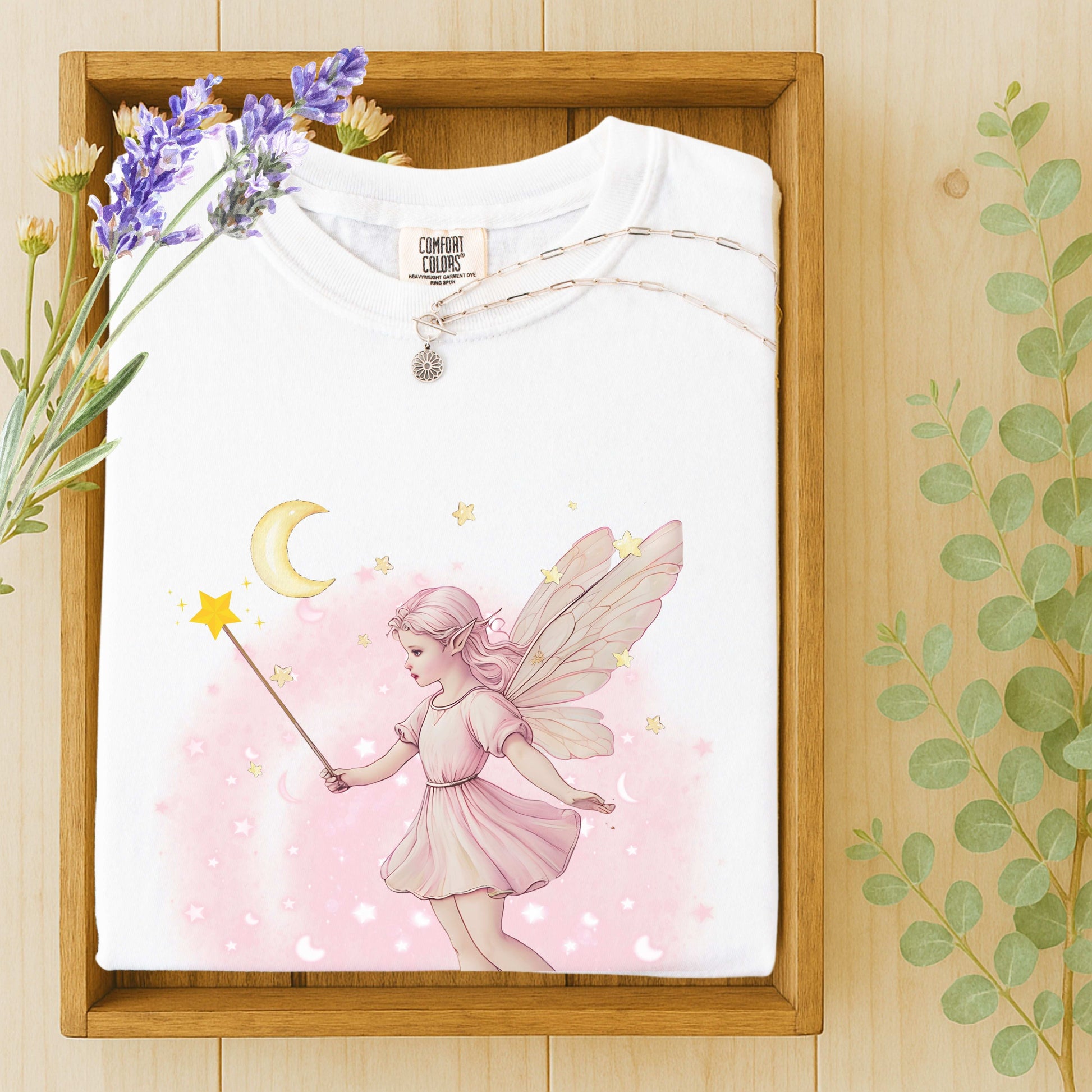 Fairycore Moon Fairy T-Shirt - T-Shirt