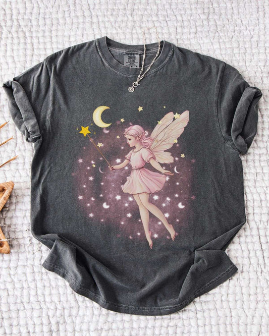 Fairycore Moon Fairy T-Shirt - T-Shirt
