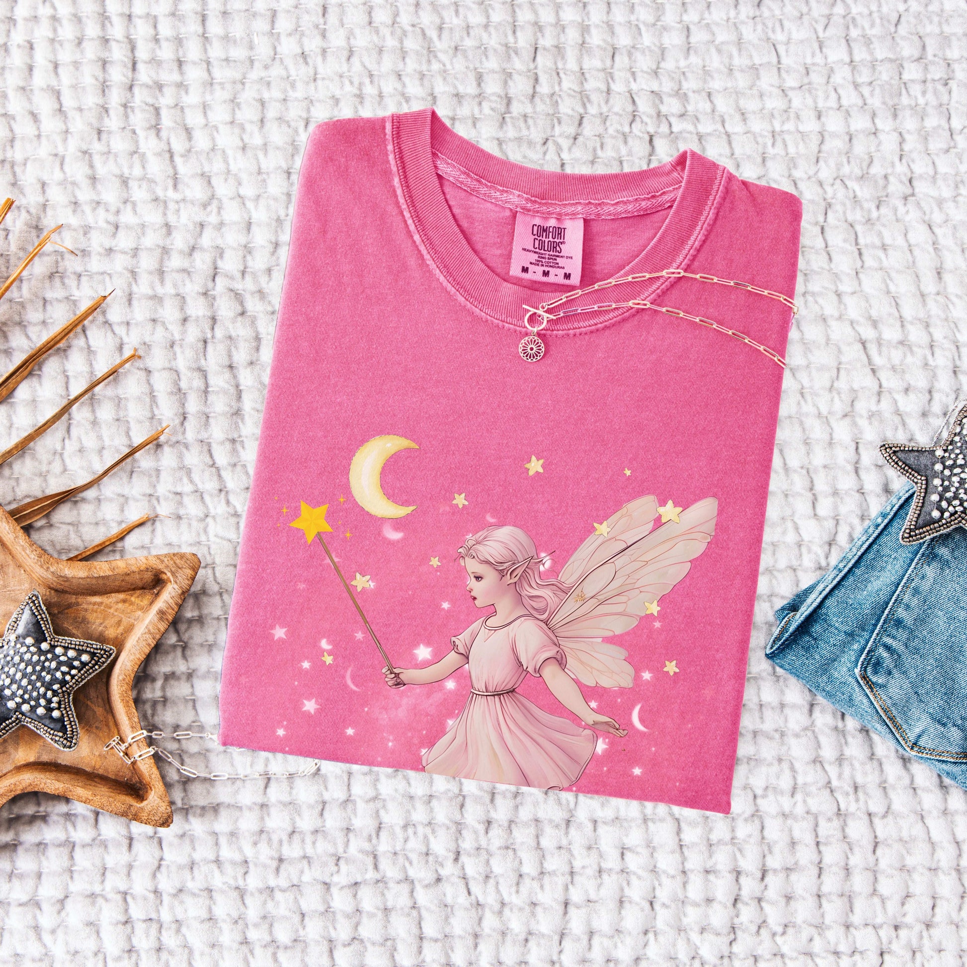 Fairycore Moon Fairy T-Shirt - T-Shirt