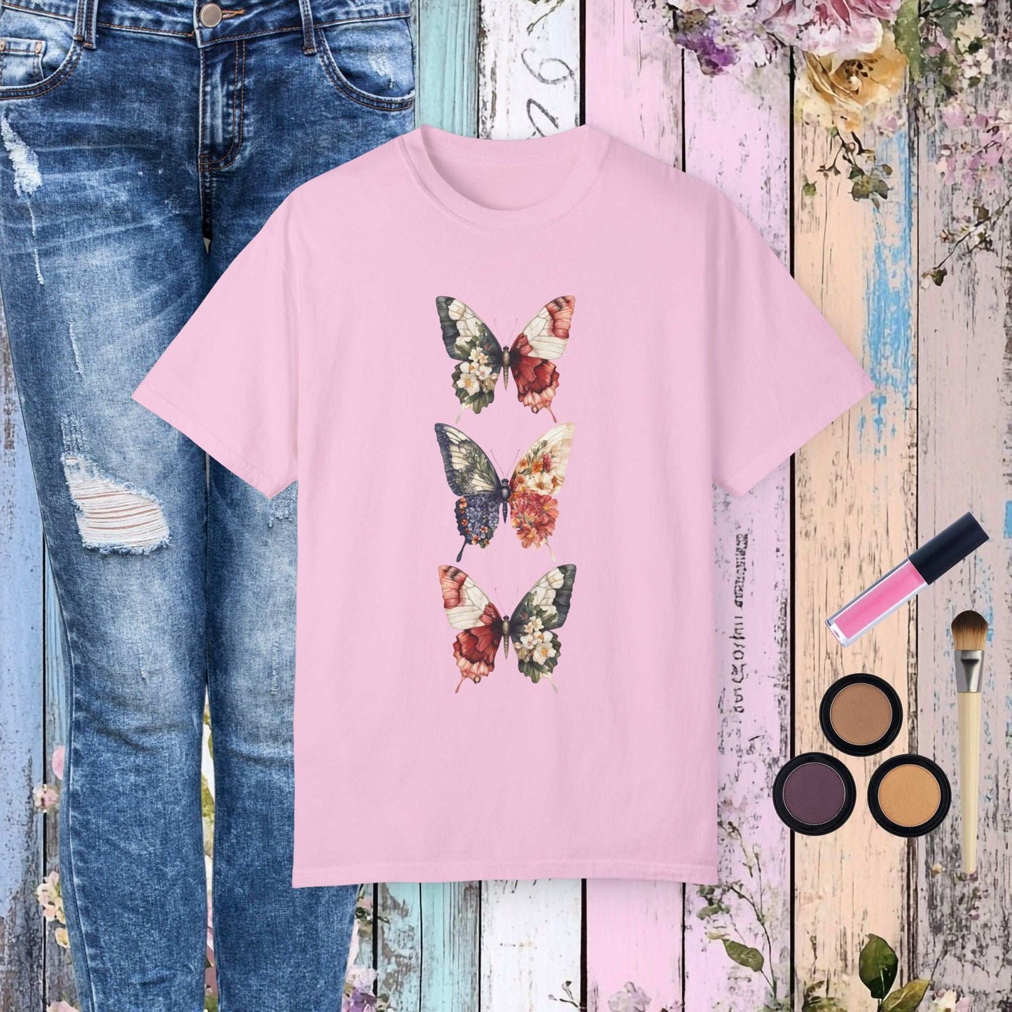 Floral Butterfly T-Shirt