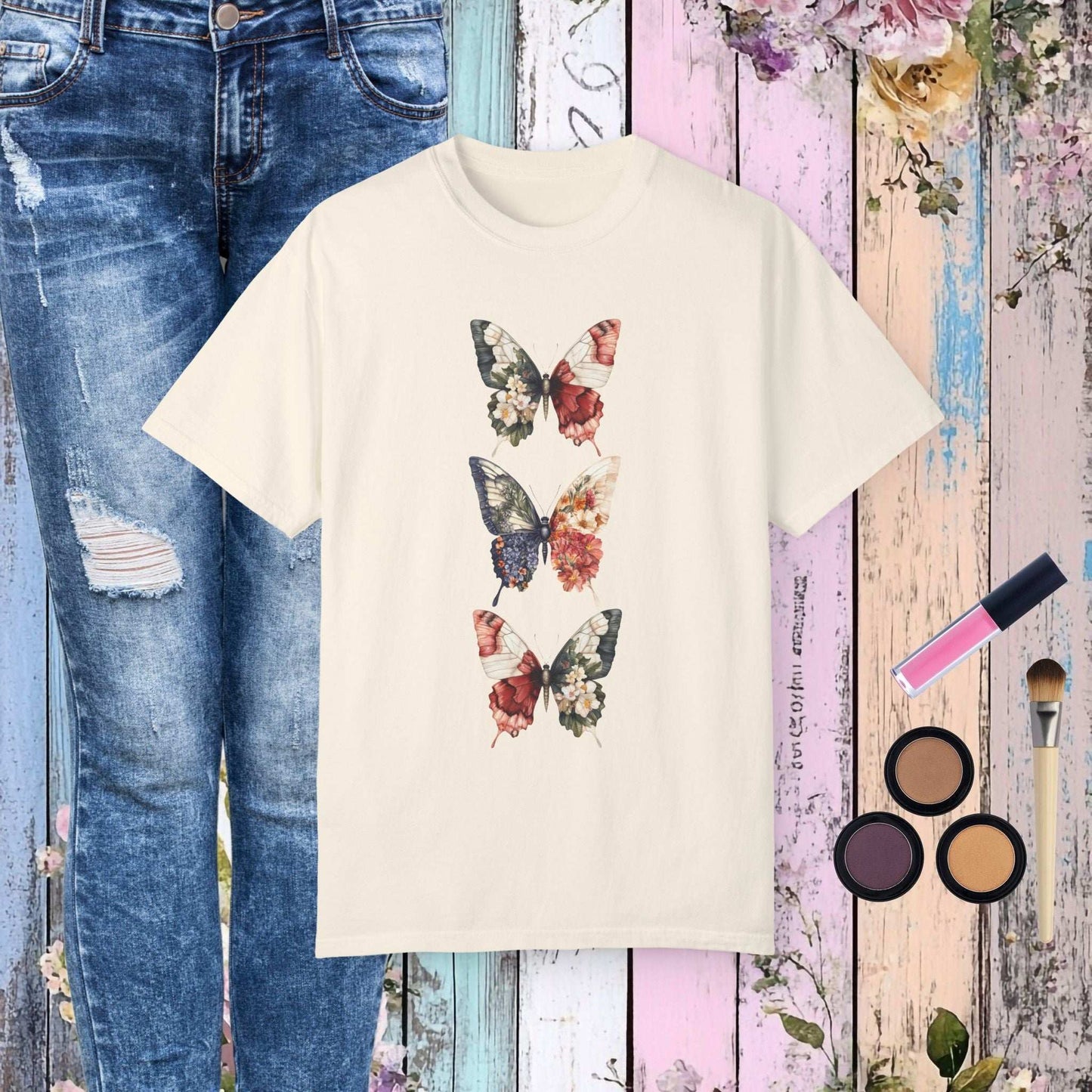 Floral Butterfly T-Shirt