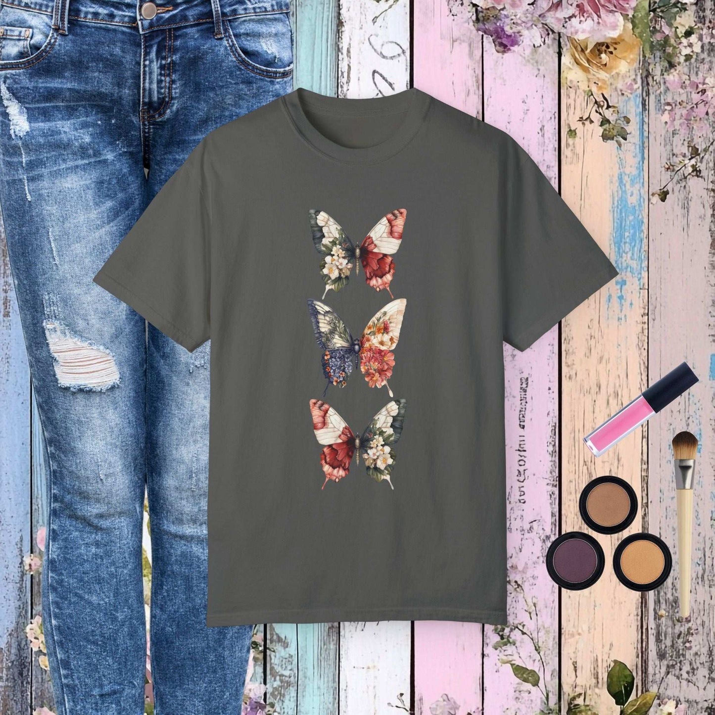 Floral Butterfly T-Shirt