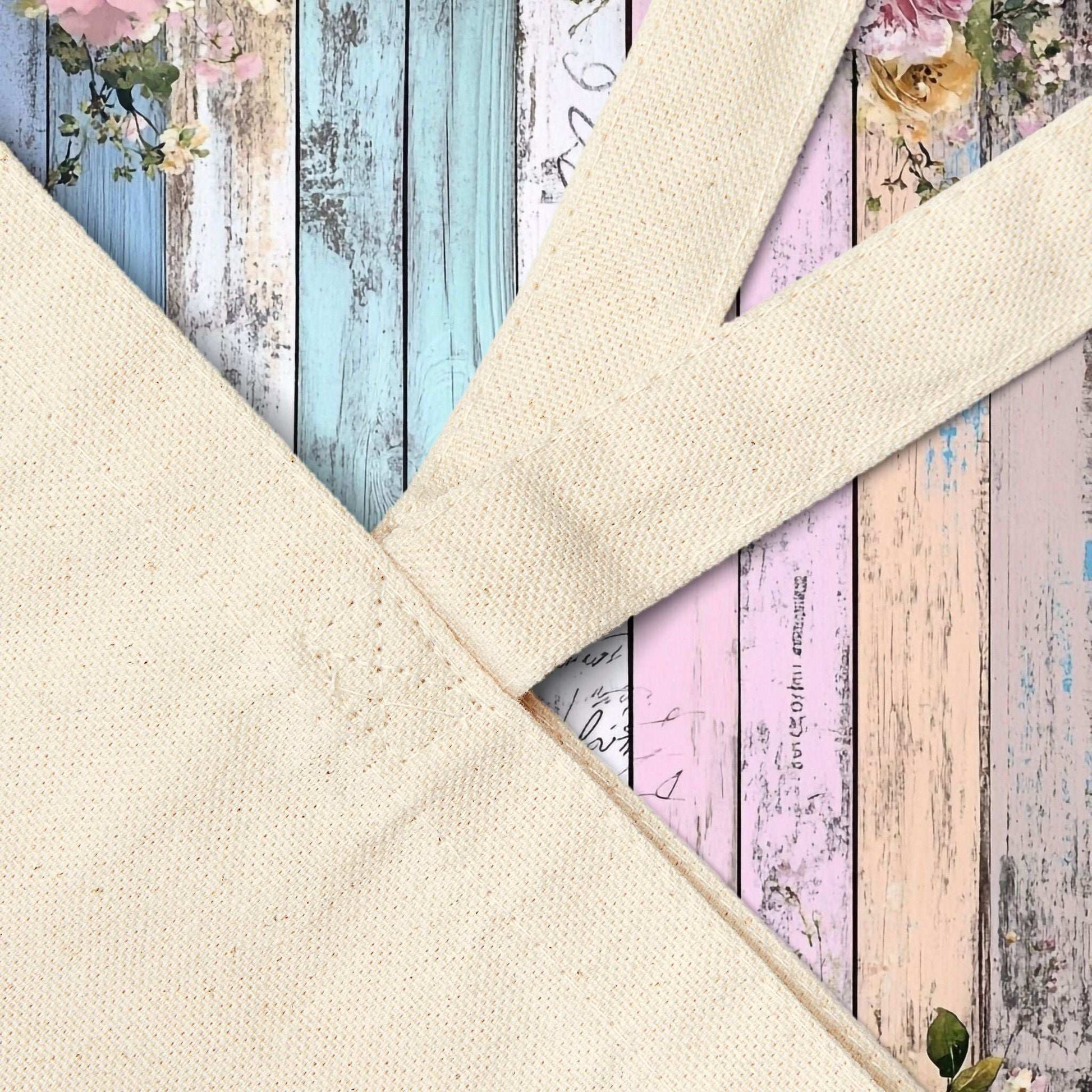 Floral Dragonfly Canvas Tote Bag - Fairy Dust Tee Shop