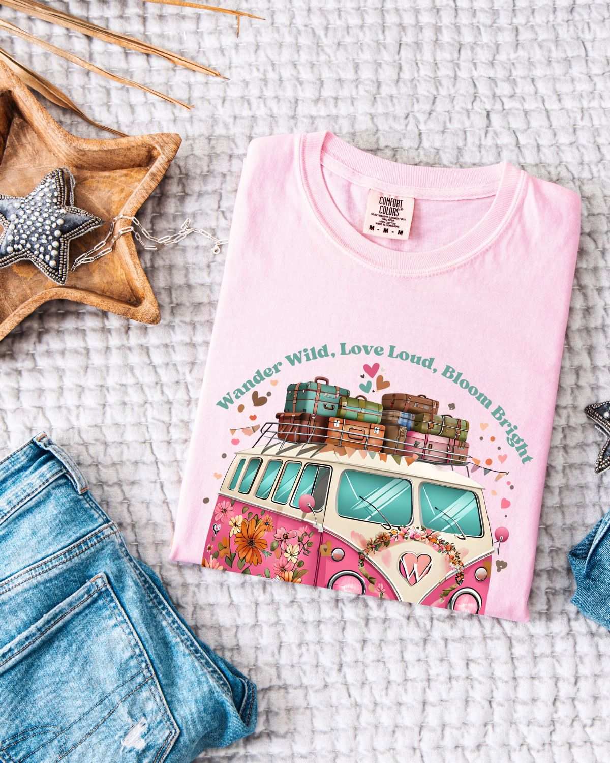 Floral Van T-Shirt - T-Shirt