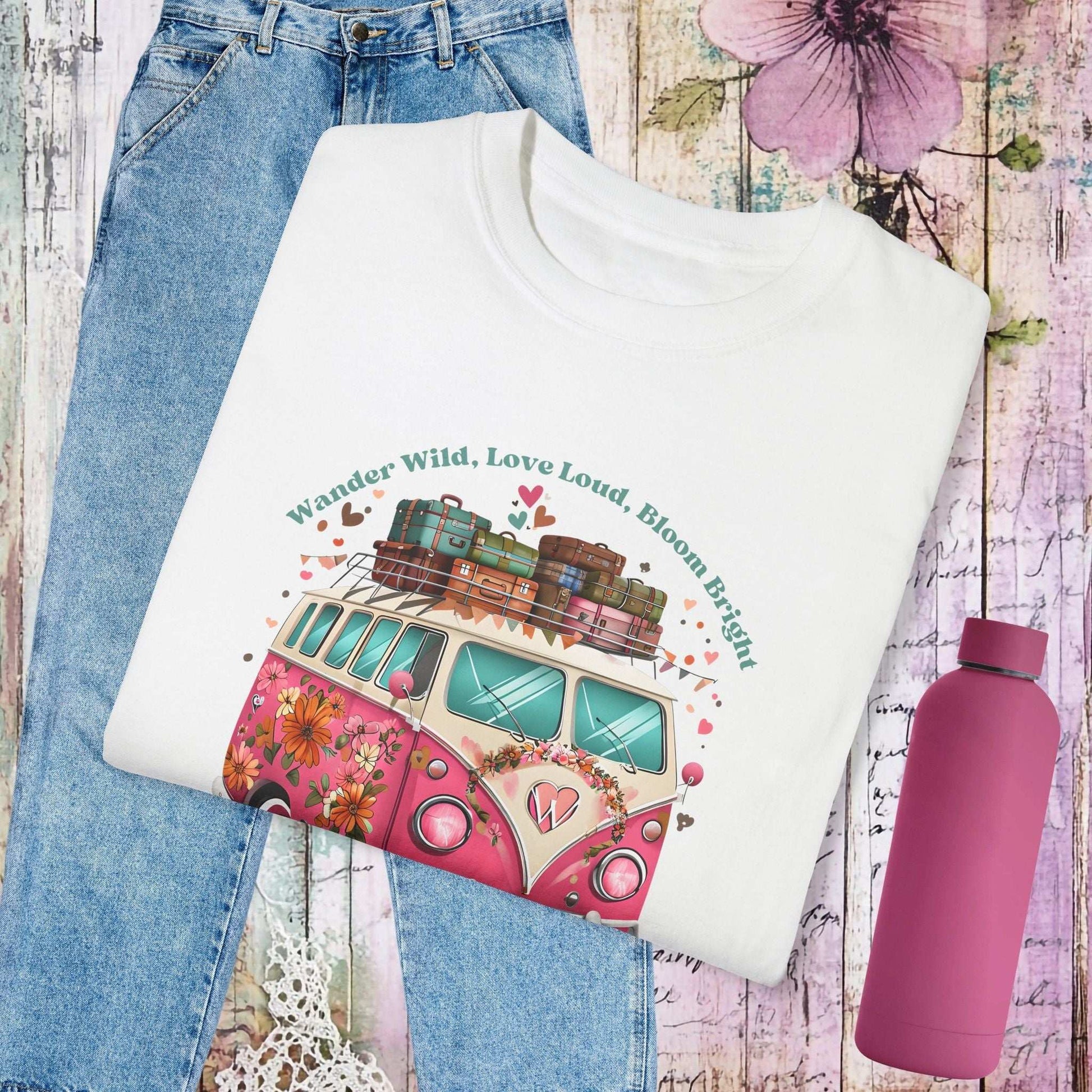 Floral Van T-Shirt - T-Shirt