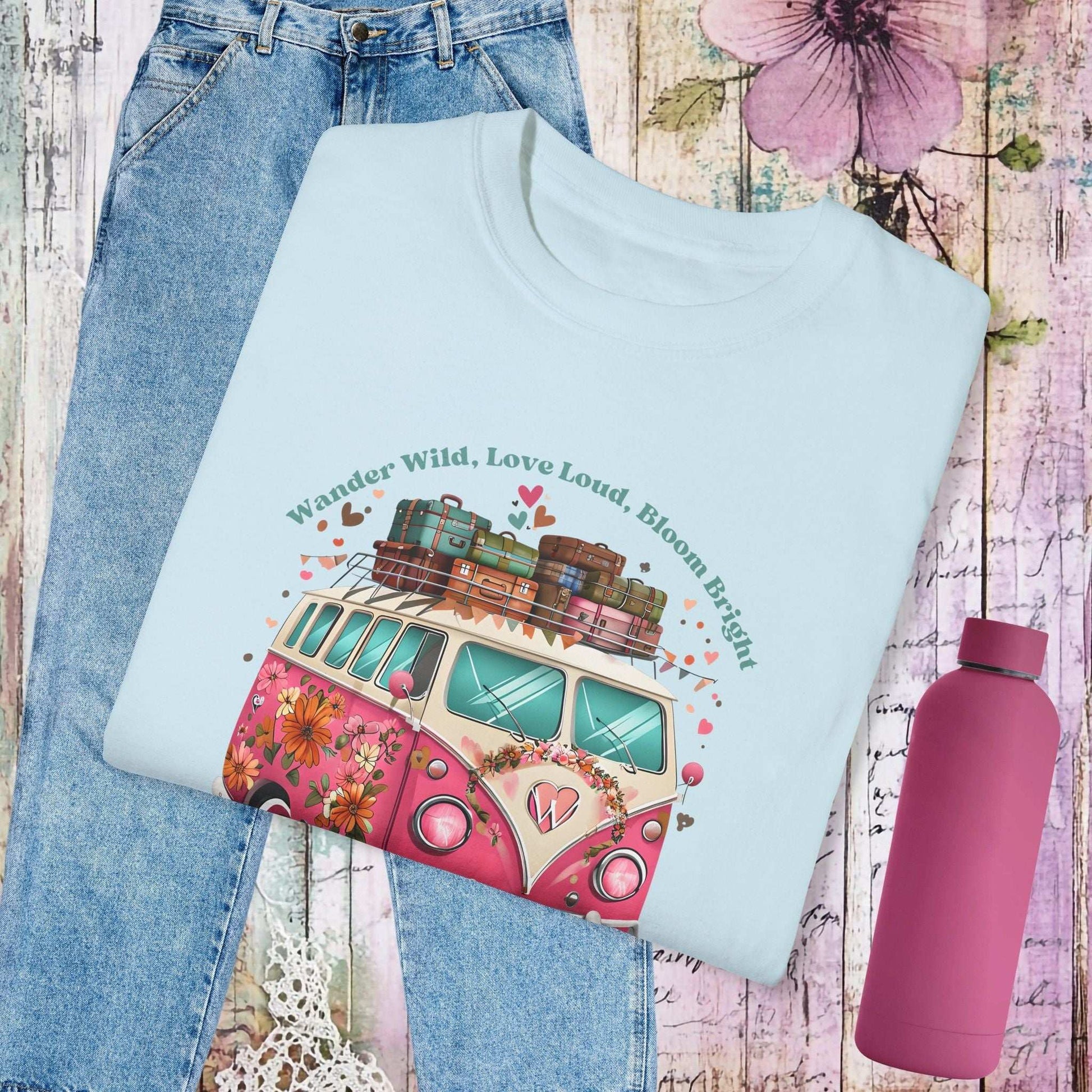 Floral Van T-Shirt - T-Shirt