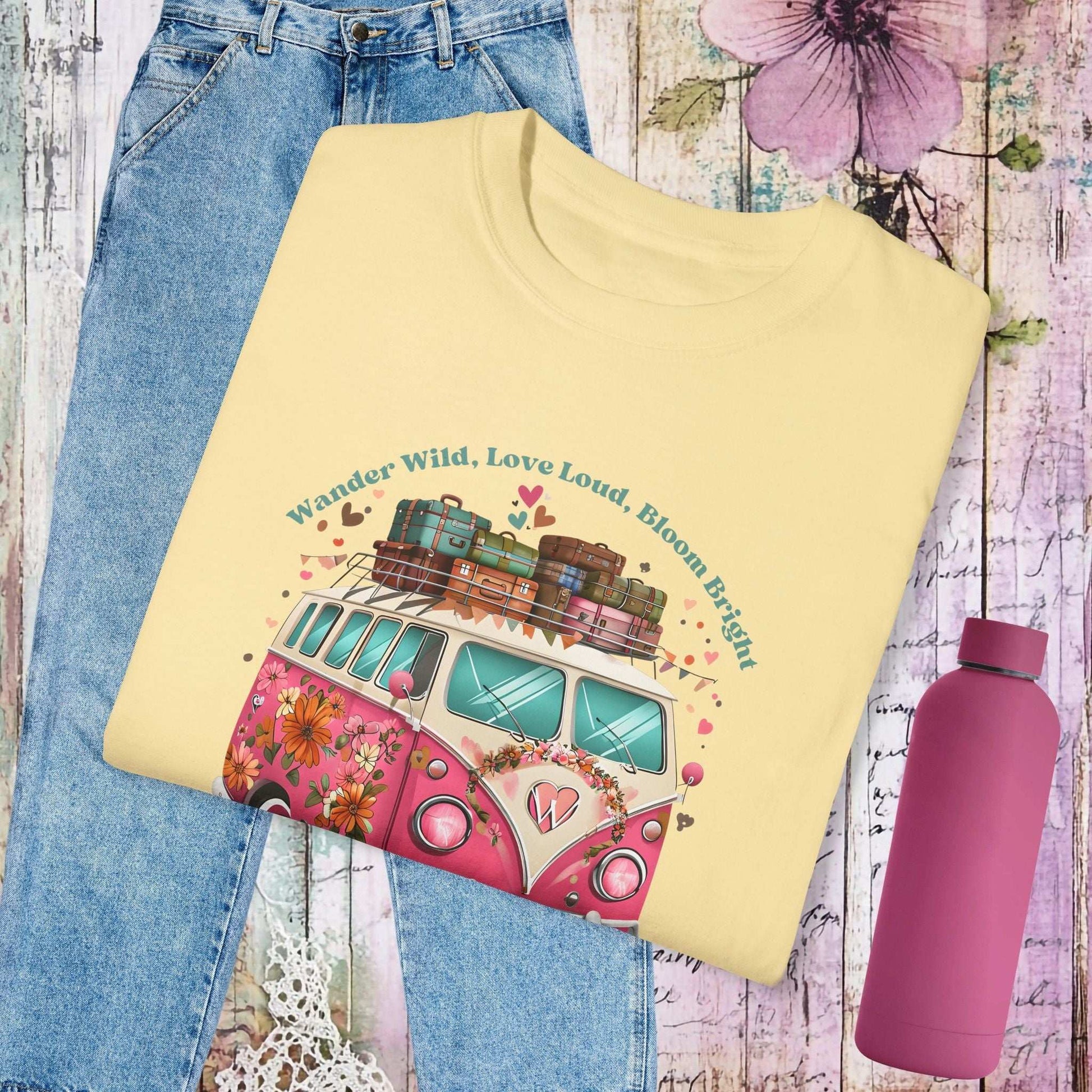 Floral Van T-Shirt - T-Shirt