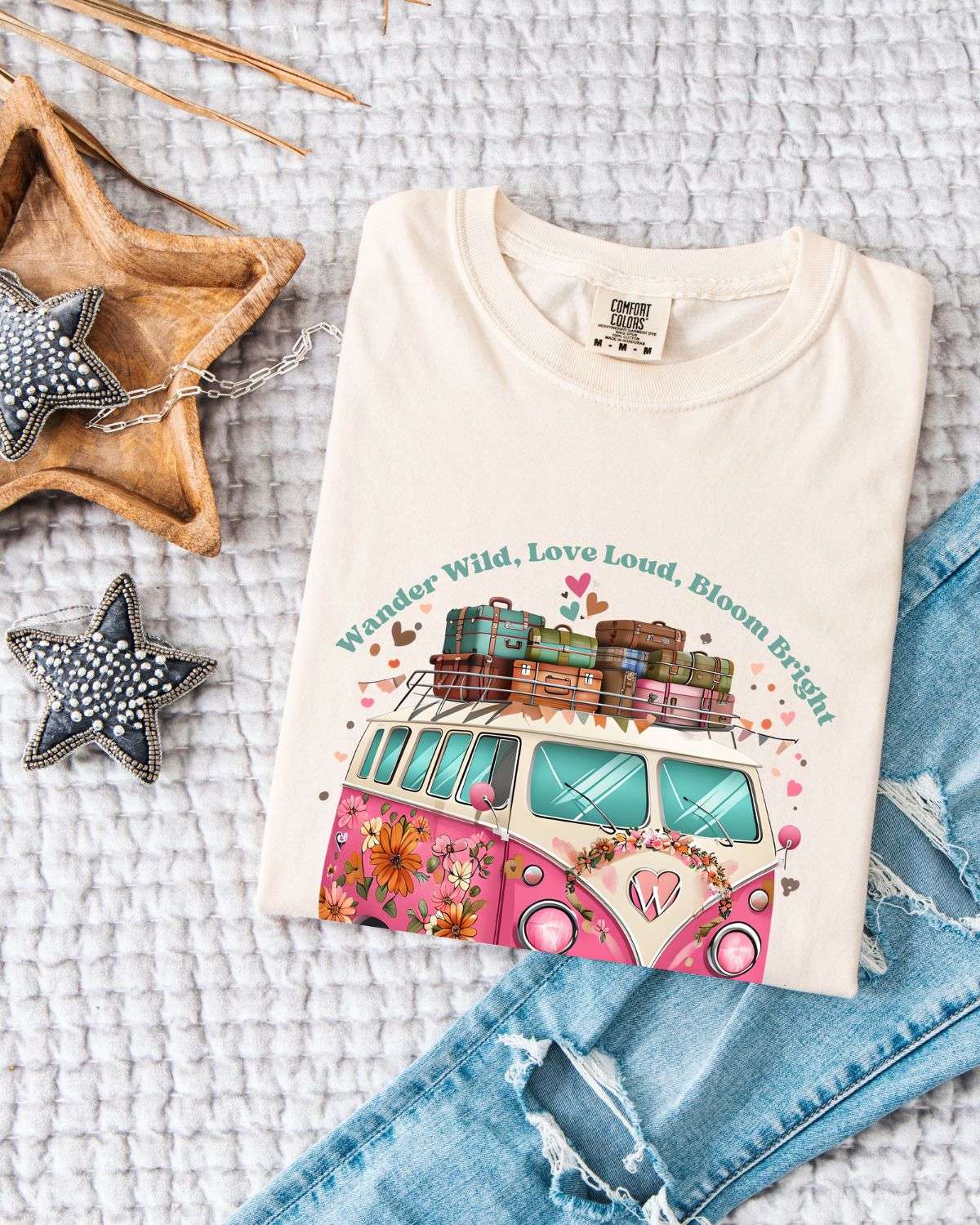 Floral Van T-Shirt - T-Shirt
