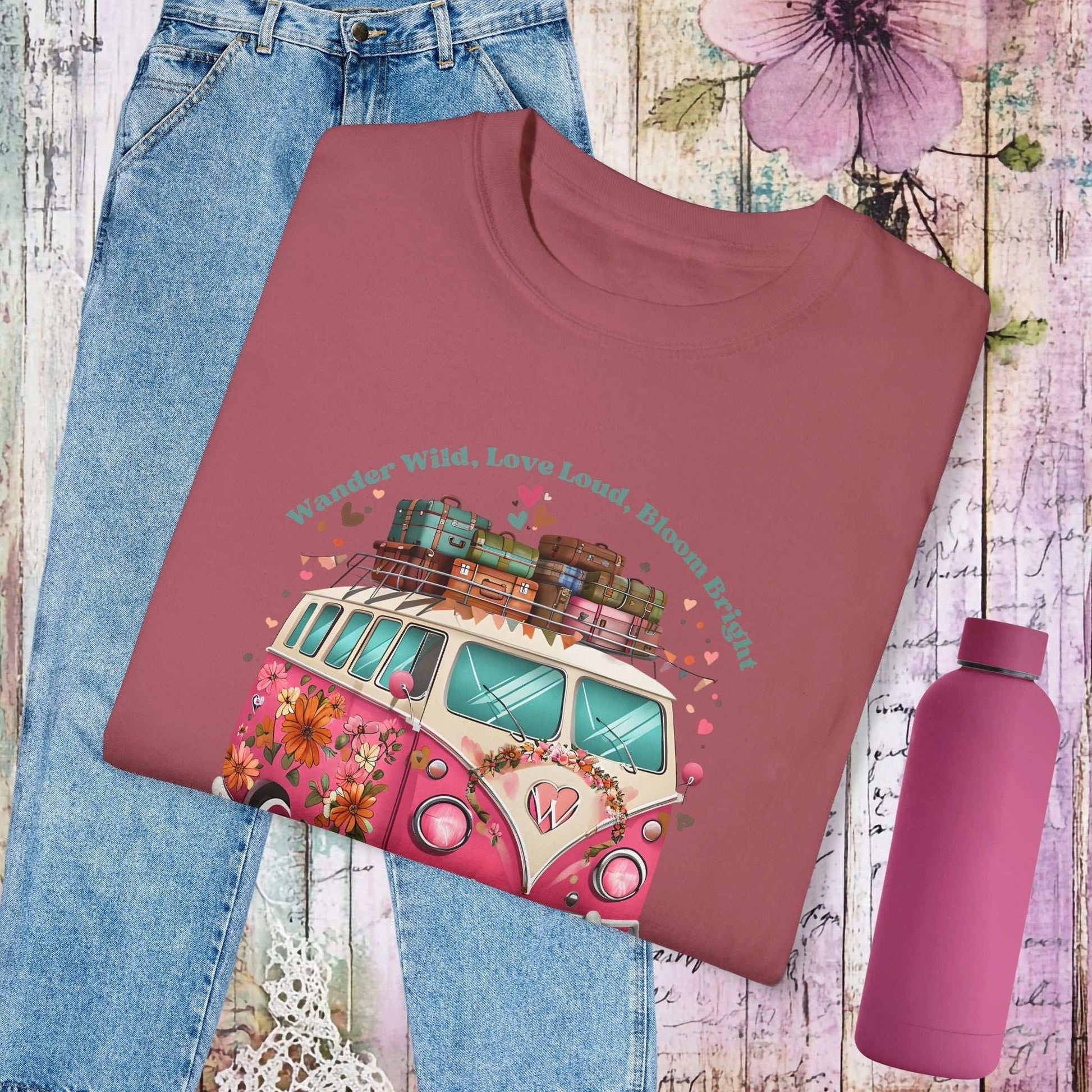 Floral Van T-Shirt - T-Shirt