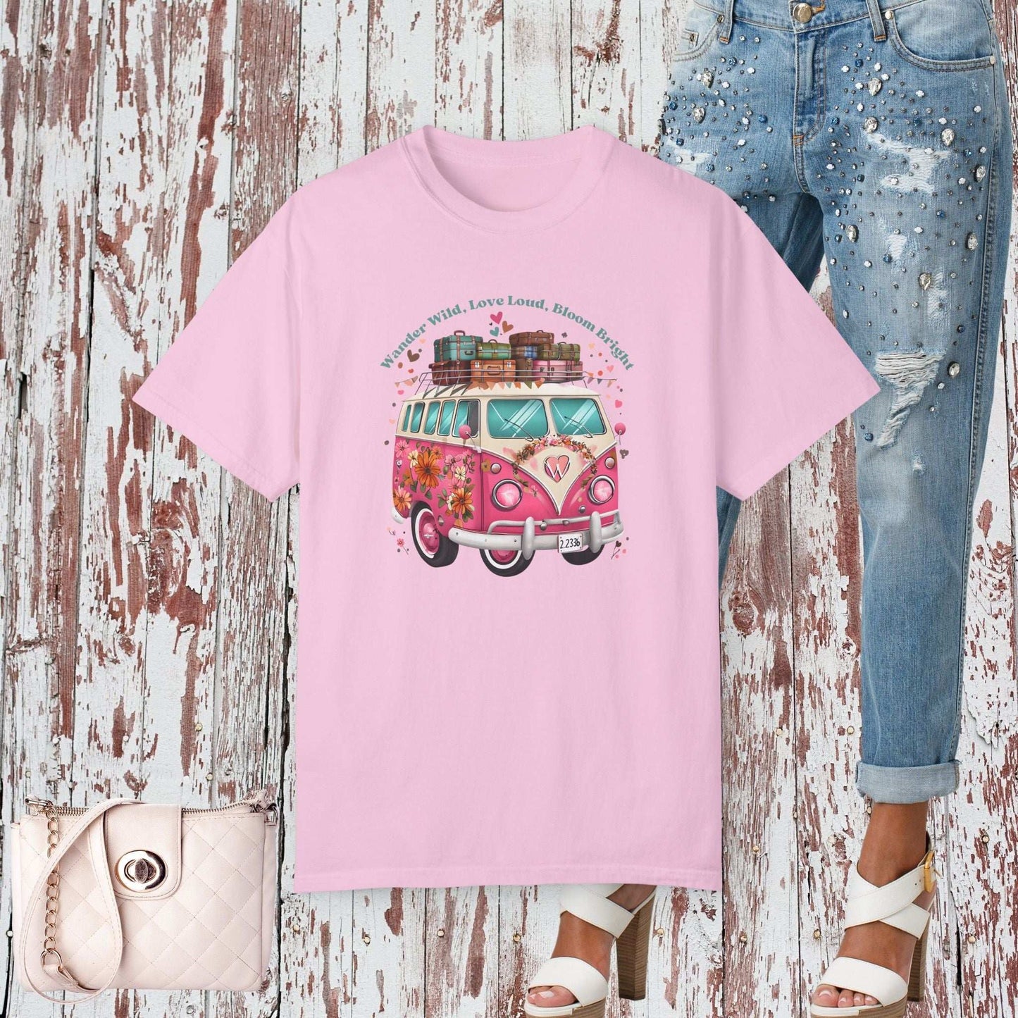 Floral Van T-Shirt - Blossom / S - T-Shirt