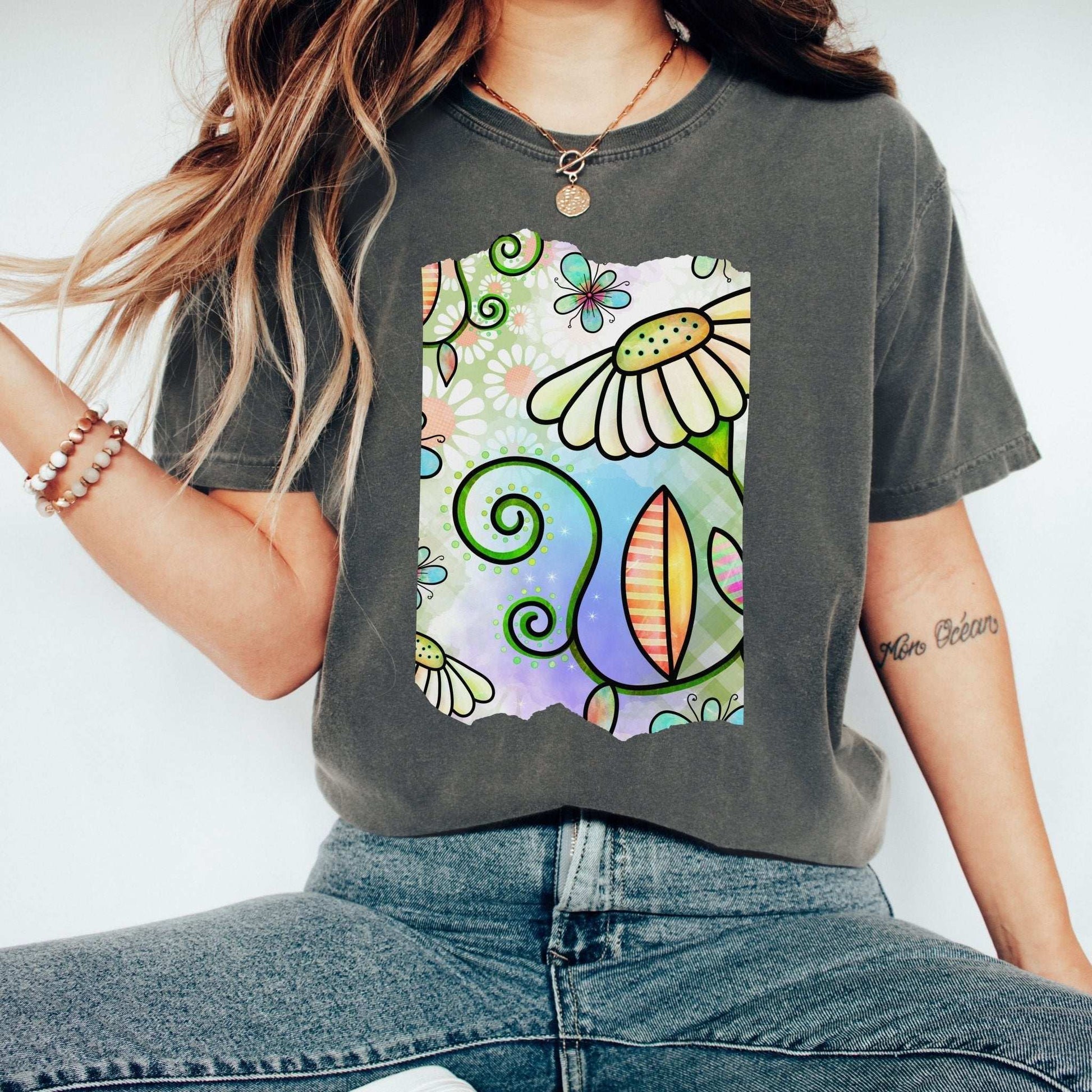 Flower Power T-Shirt - Fairy Dust Tee Shop