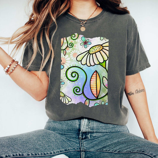 Flower Power T-Shirt - Fairy Dust Tee Shop