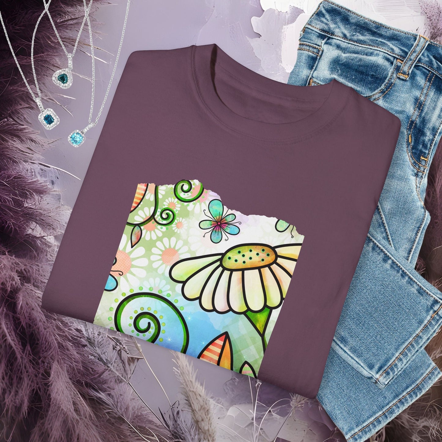 Flower Power T-Shirt - Fairy Dust Tee Shop