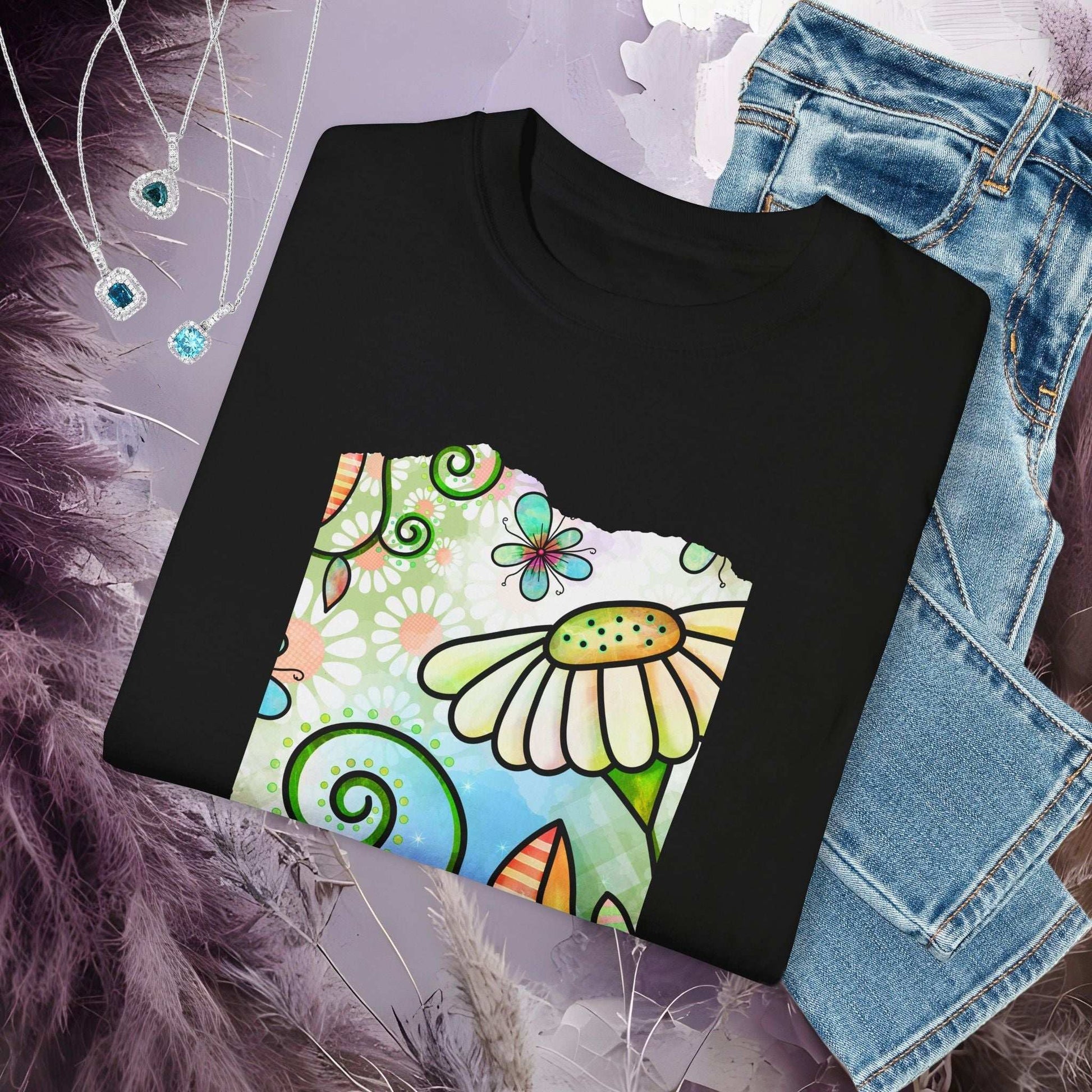 Flower Power T-Shirt - Fairy Dust Tee Shop
