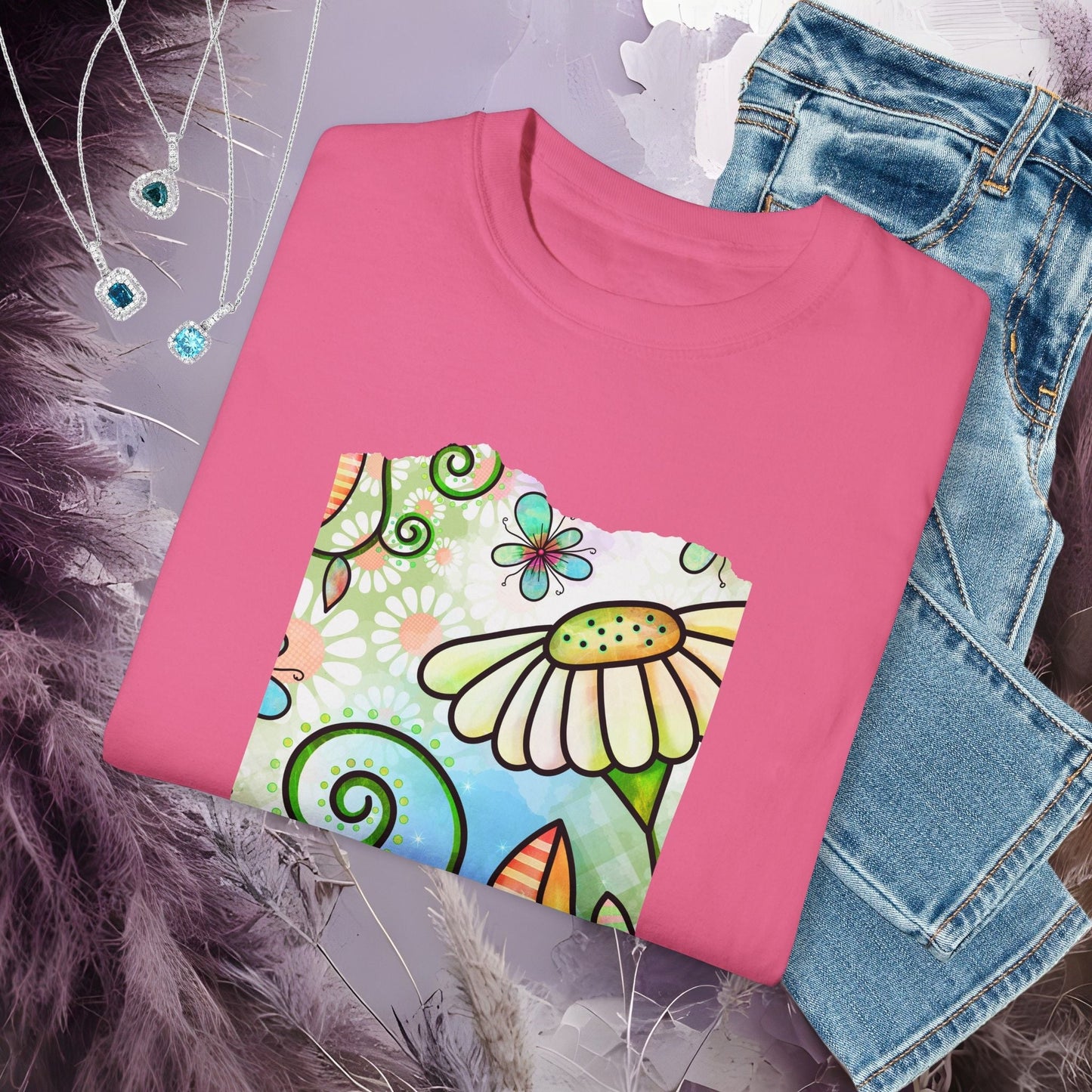 Flower Power T-Shirt - Fairy Dust Tee Shop