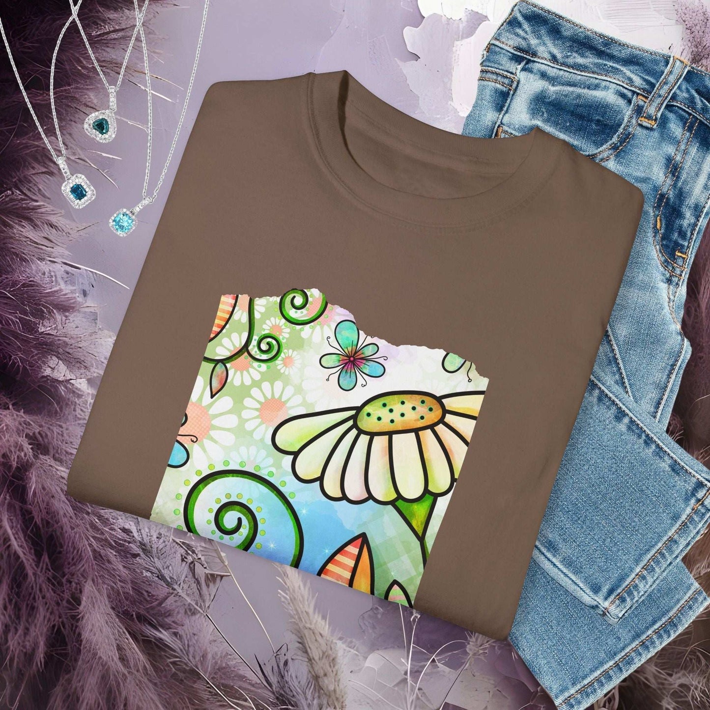 Flower Power T-Shirt - Fairy Dust Tee Shop