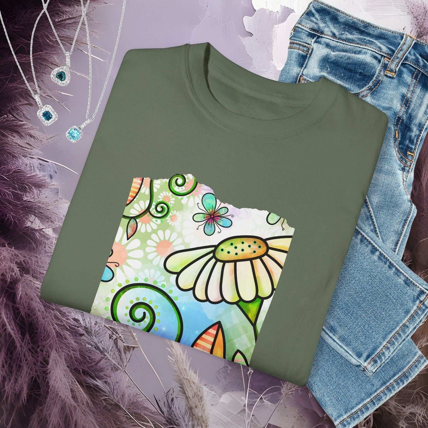 Flower Power T-Shirt - Fairy Dust Tee Shop