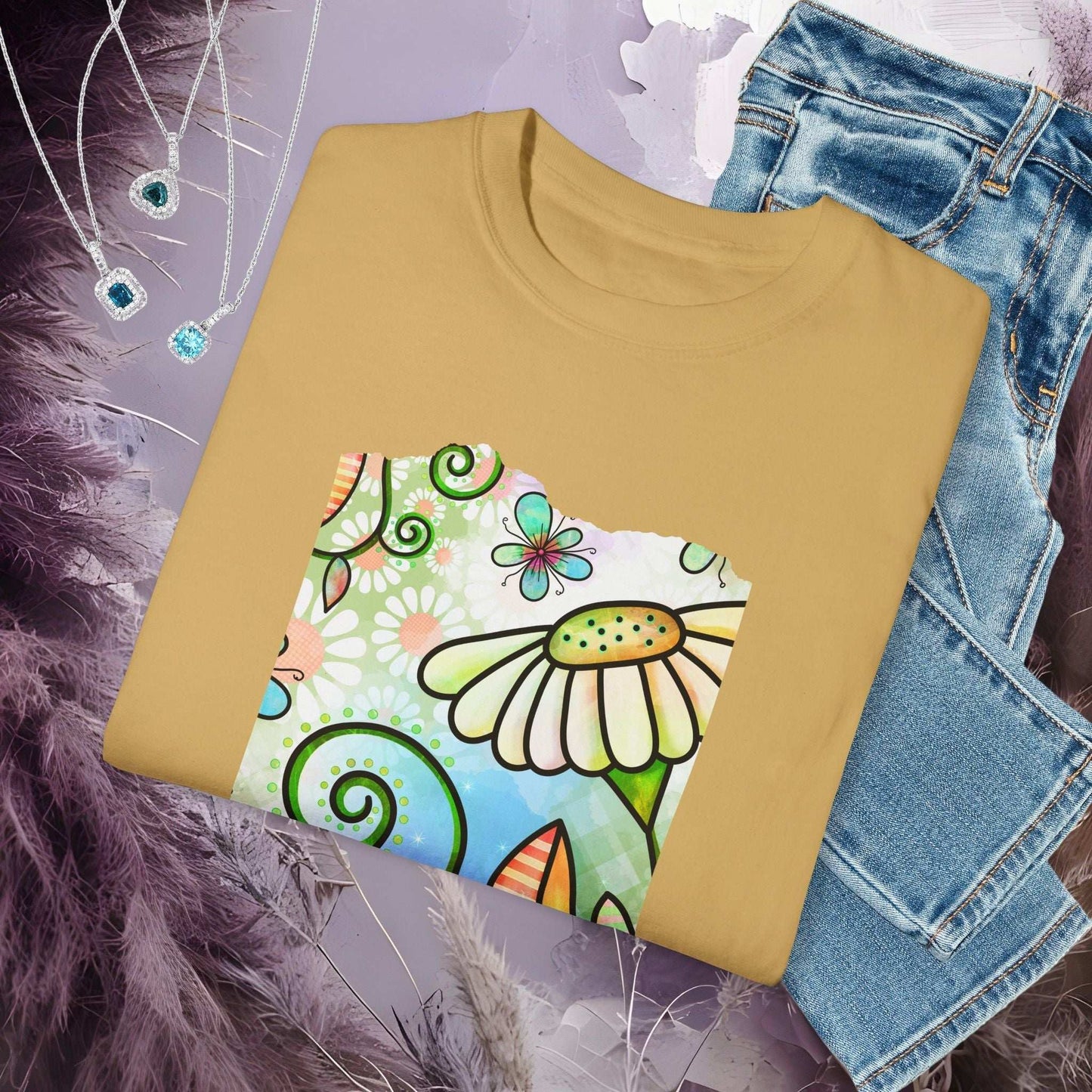 Flower Power T-Shirt - Fairy Dust Tee Shop
