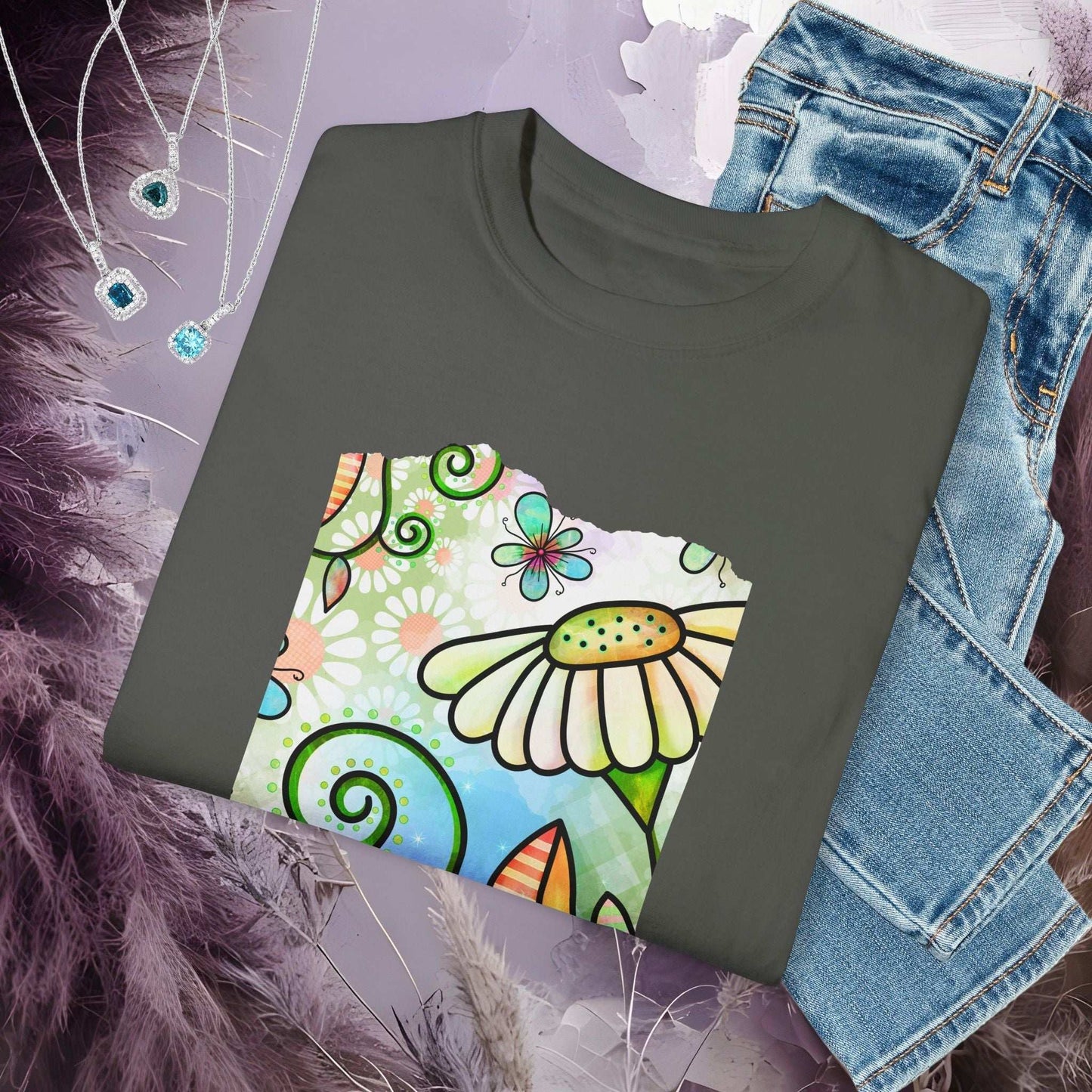 Flower Power T-Shirt - Fairy Dust Tee Shop