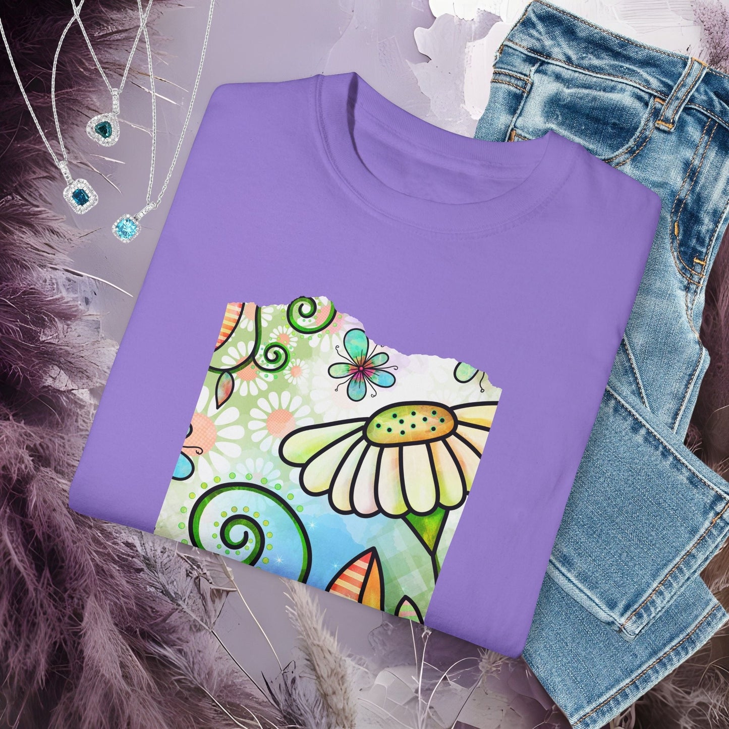 Flower Power T-Shirt - Fairy Dust Tee Shop