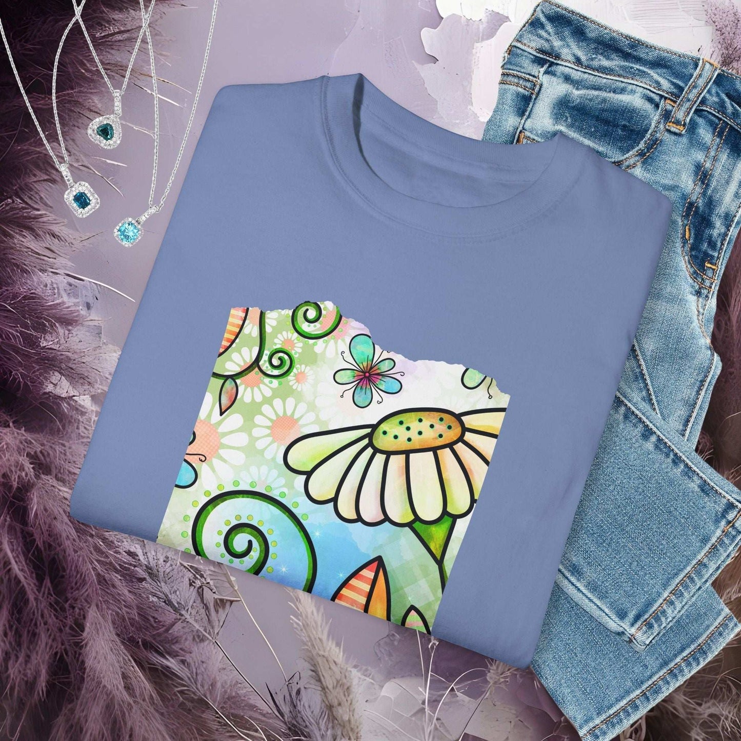 Flower Power T-Shirt - Fairy Dust Tee Shop