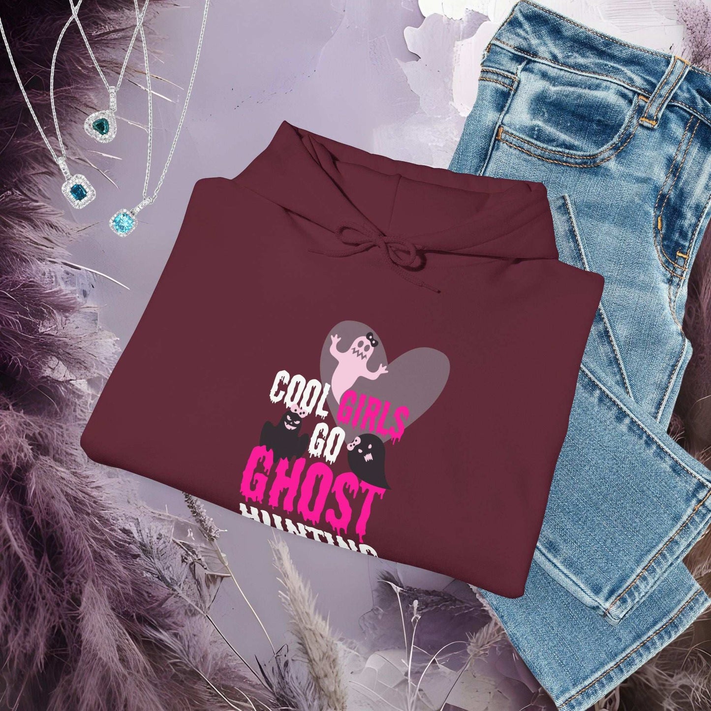 Ghost Hunter Girl Hoodie - Fairy Dust Tee Shop