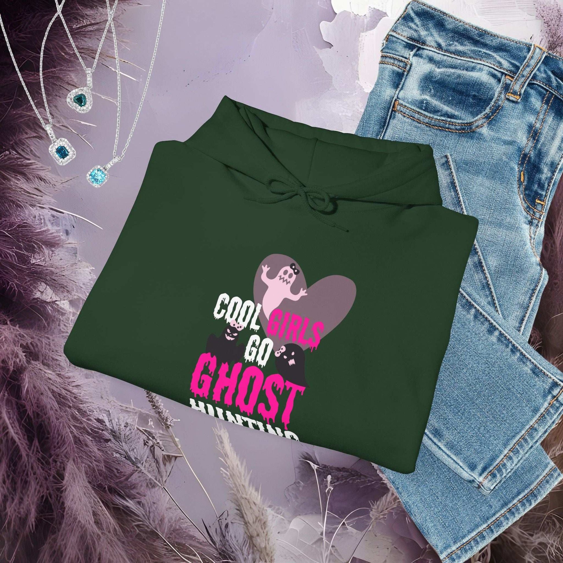 Ghost Hunter Girl Hoodie - Fairy Dust Tee Shop