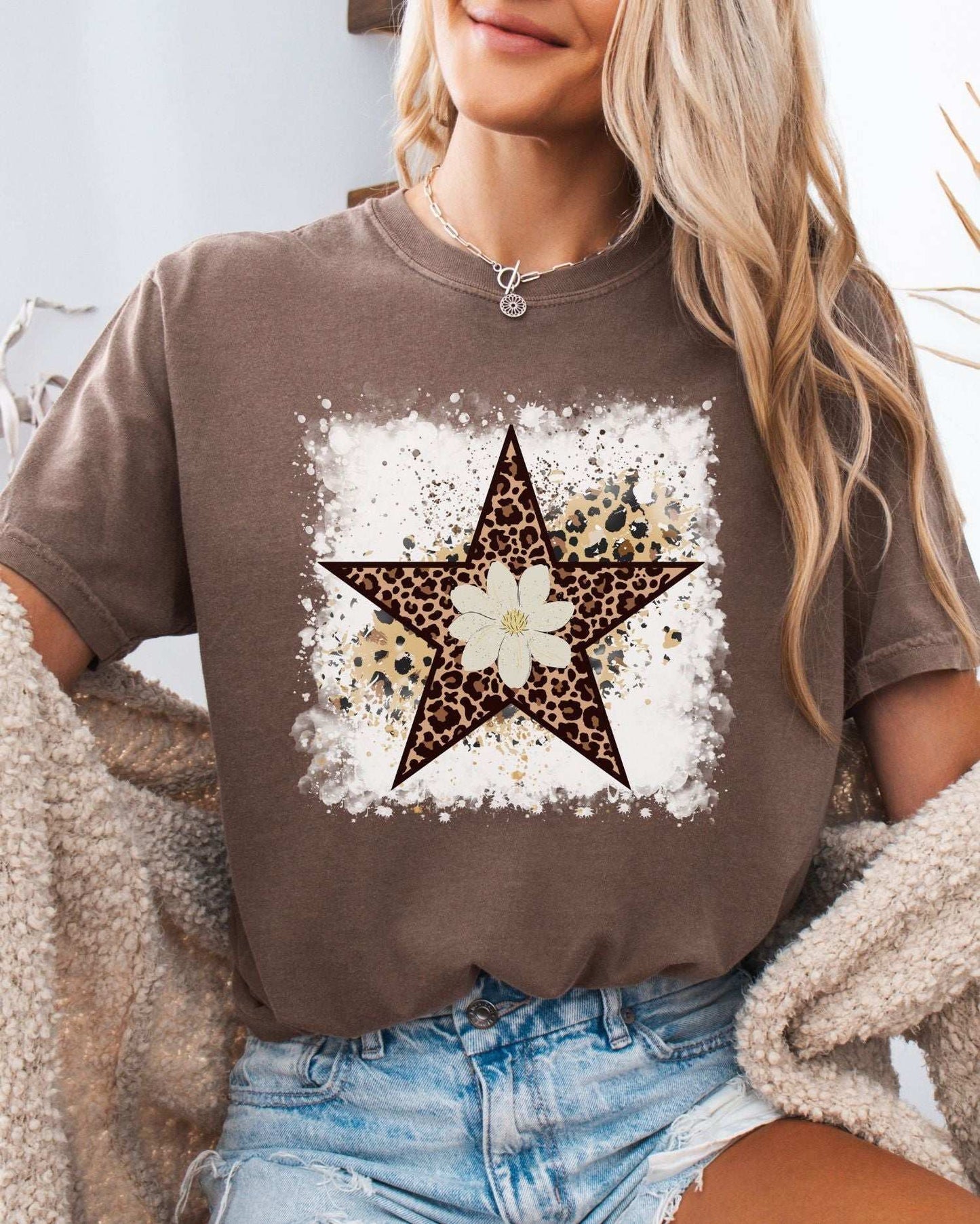 Leopard Star T-Shirt - T-Shirt