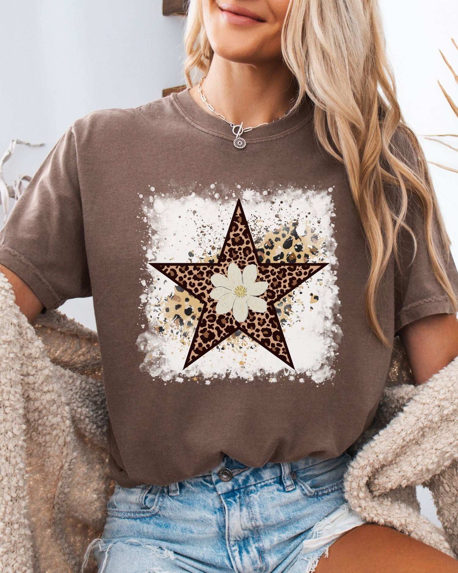 Leopard Star T-Shirt - T-Shirt