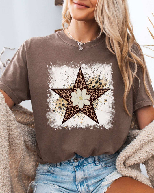 Leopard Star T-Shirt - T-Shirt