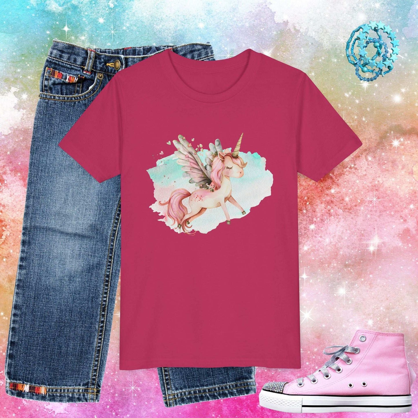 Magical Unicorn Youth T-shirt - Fairy Dust Tee Shop