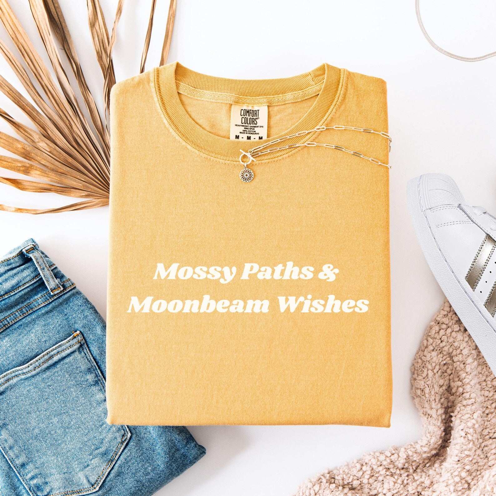 Mossy Paths & Moonbeam Wishes T-shirt - Fairy Dust Tee Shop