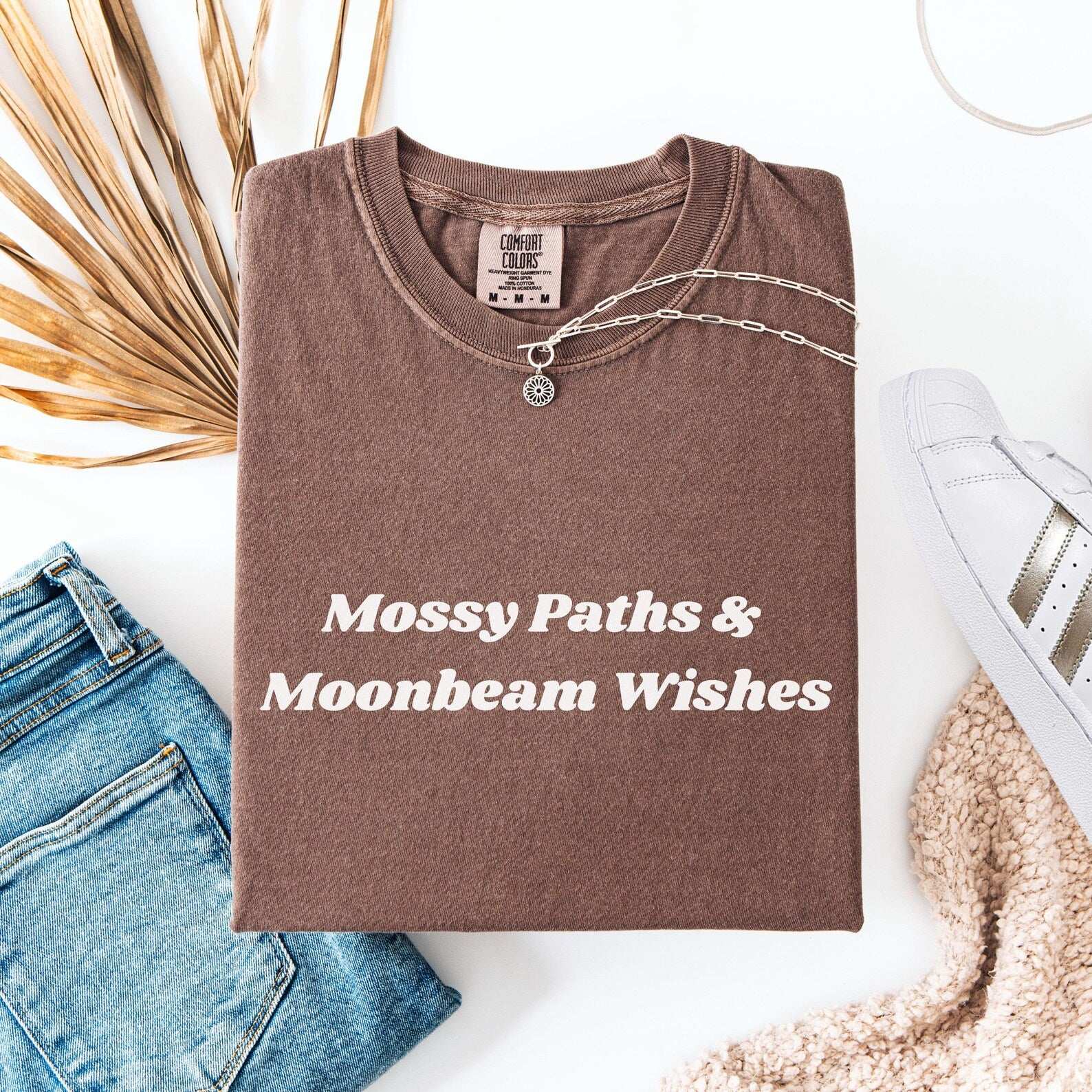 Mossy Paths & Moonbeam Wishes T-shirt - Fairy Dust Tee Shop