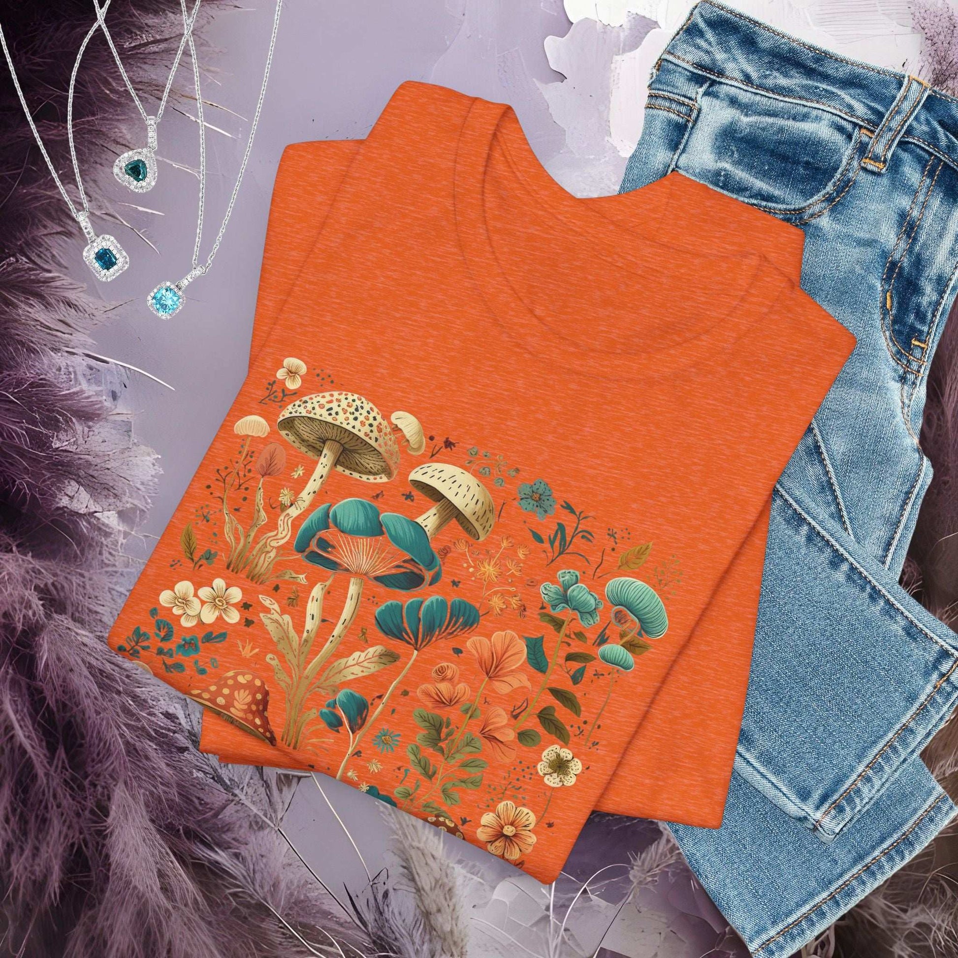 Mushroom Garden T-shirt - Fairy Dust Tee Shop