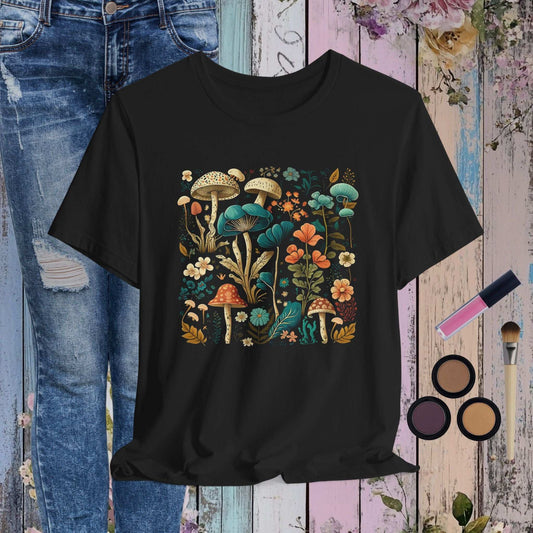 Mushroom Garden T-shirt - Fairy Dust Tee Shop