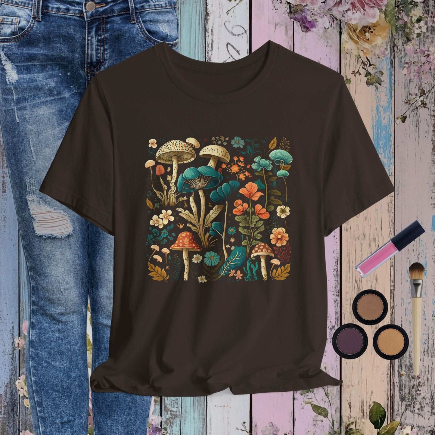 Mushroom Garden T-shirt - Fairy Dust Tee Shop
