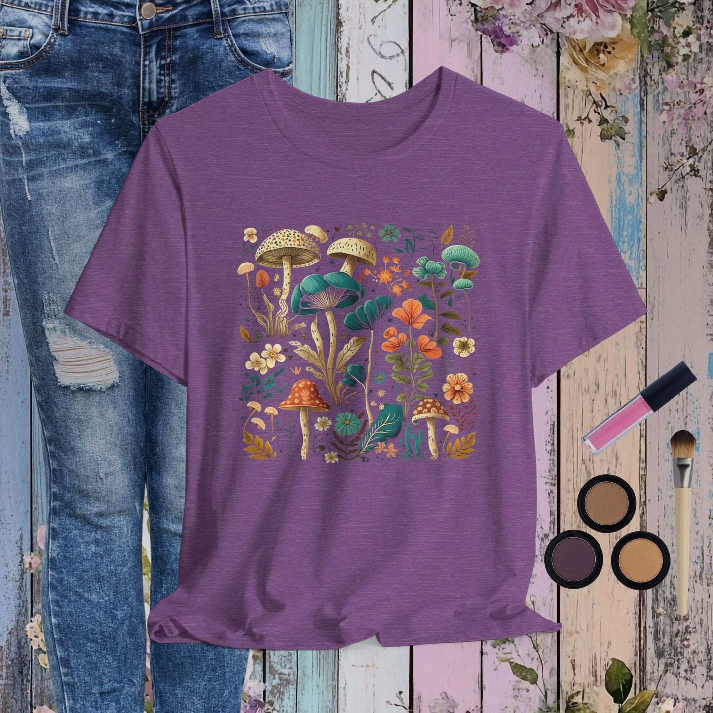 Mushroom Garden T-shirt - Fairy Dust Tee Shop
